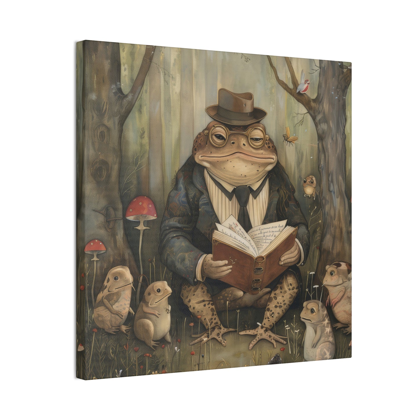 Grandpa Toad - Canvas Stretched, 0.75"