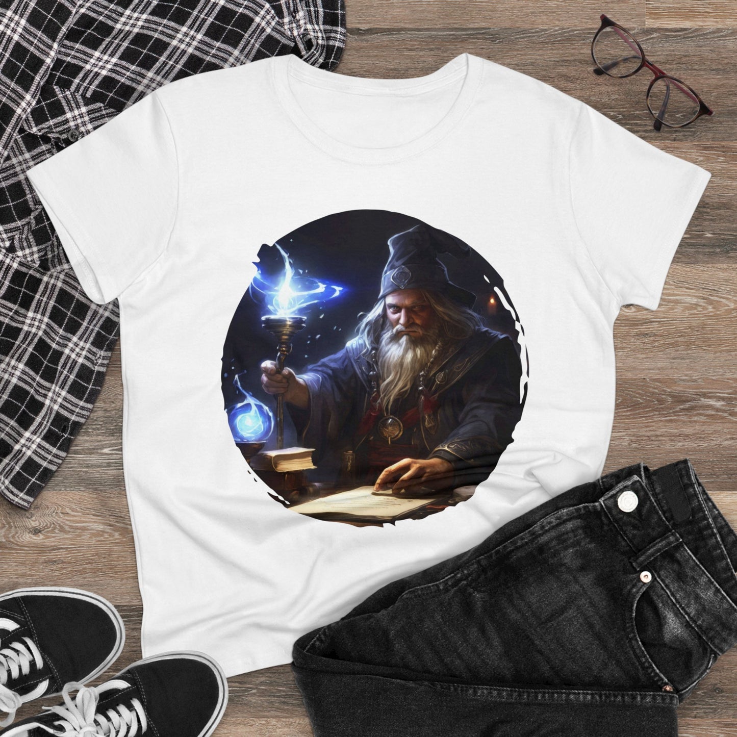 The Mage - Fantasy - Women's Midweight Cotton Tee