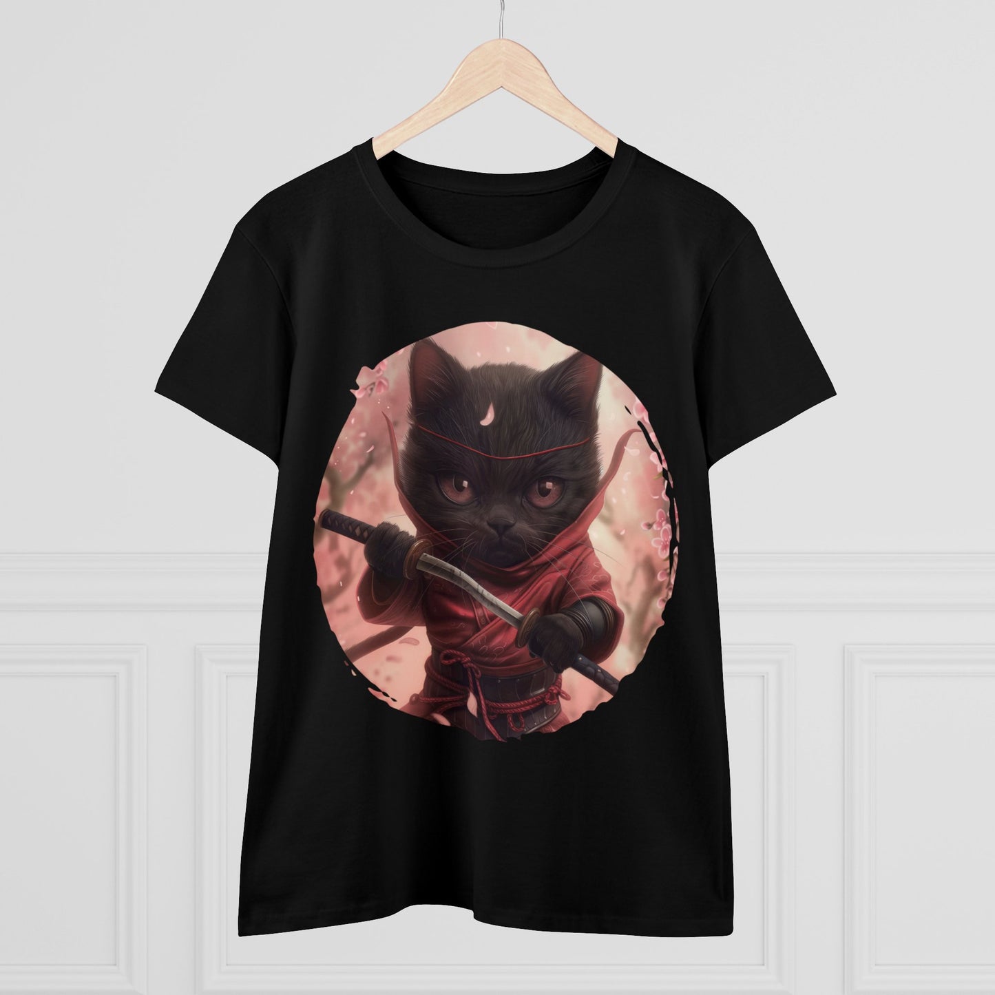 Ninja Kitty - Women's Midweight Cotton Tee