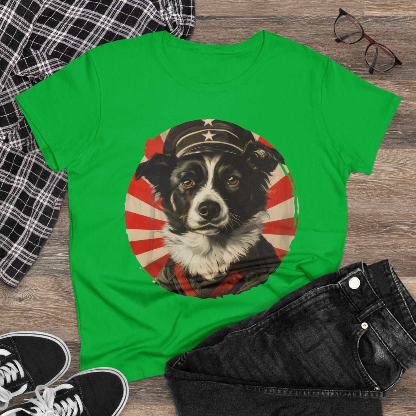 Comrade Canine - Women's Midweight Cotton Tee