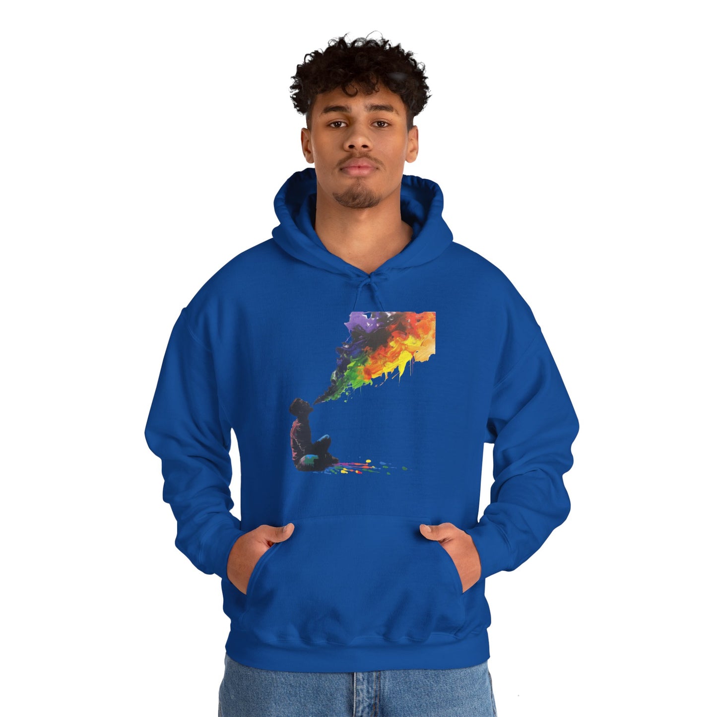 Rainbow Breath - Unisex Heavy Blend™ Hooded Sweatshirt