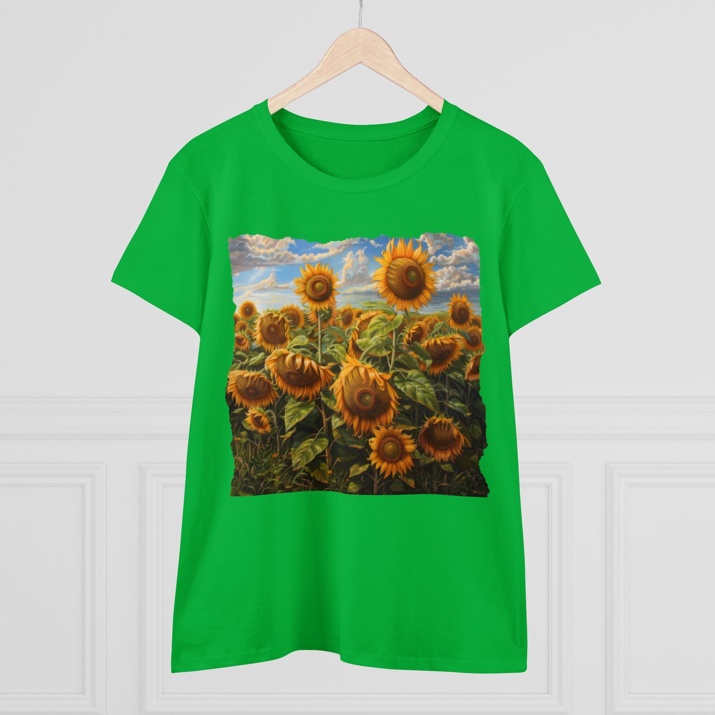 Sunflowers - Women's Midweight Cotton Tee