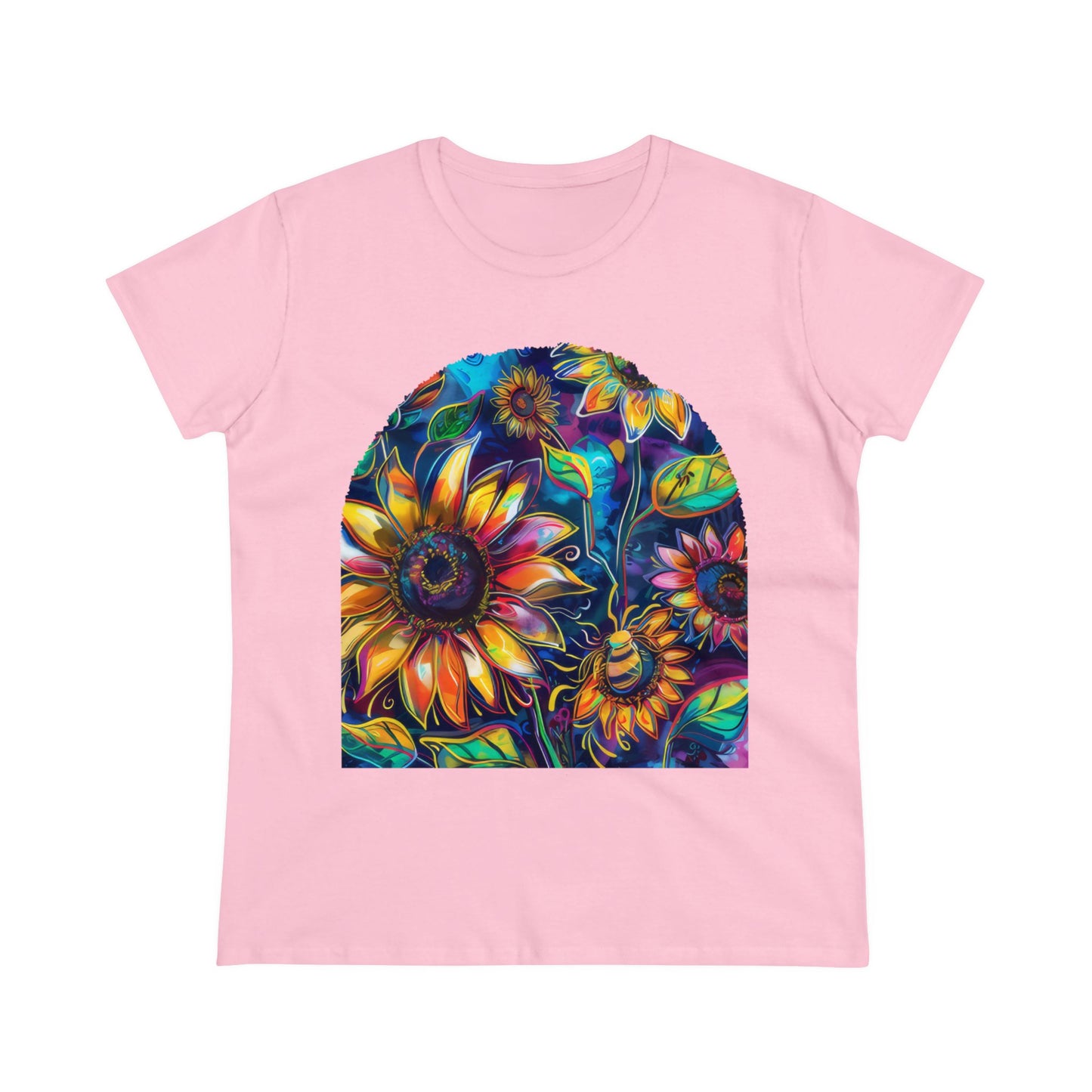 Sunflowers - Women's Midweight Cotton Tee