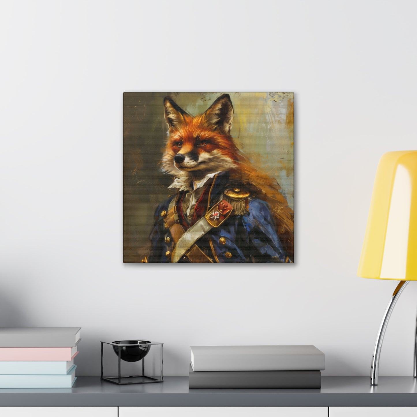 Major Fox - Canvas Stretched, 0.75"