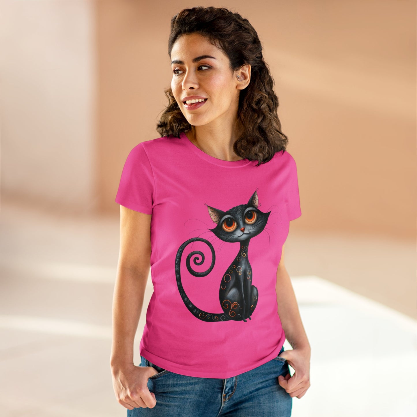 Pretty Kitty - Women's Midweight Cotton Tee