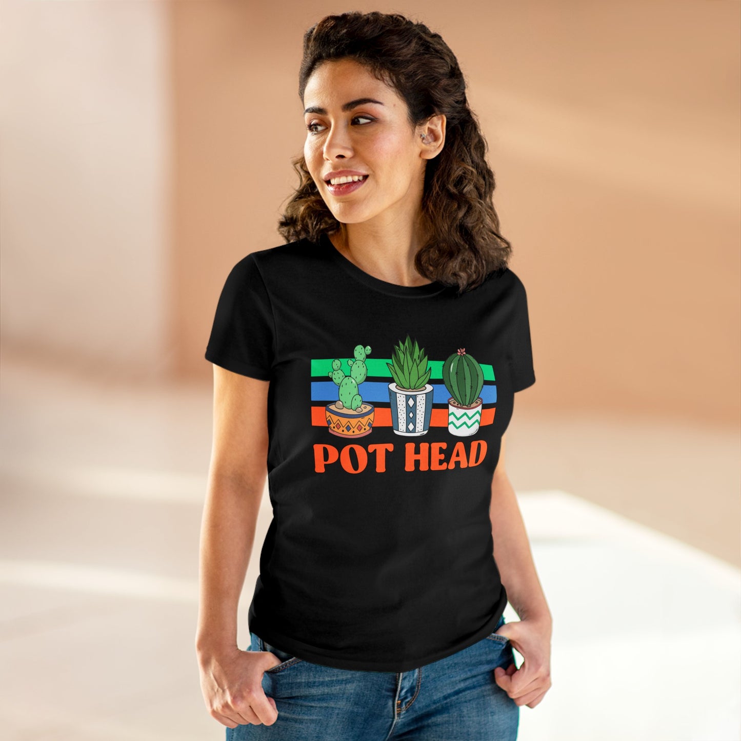 Pot Head - Gardening - Women's Midweight Cotton Tee