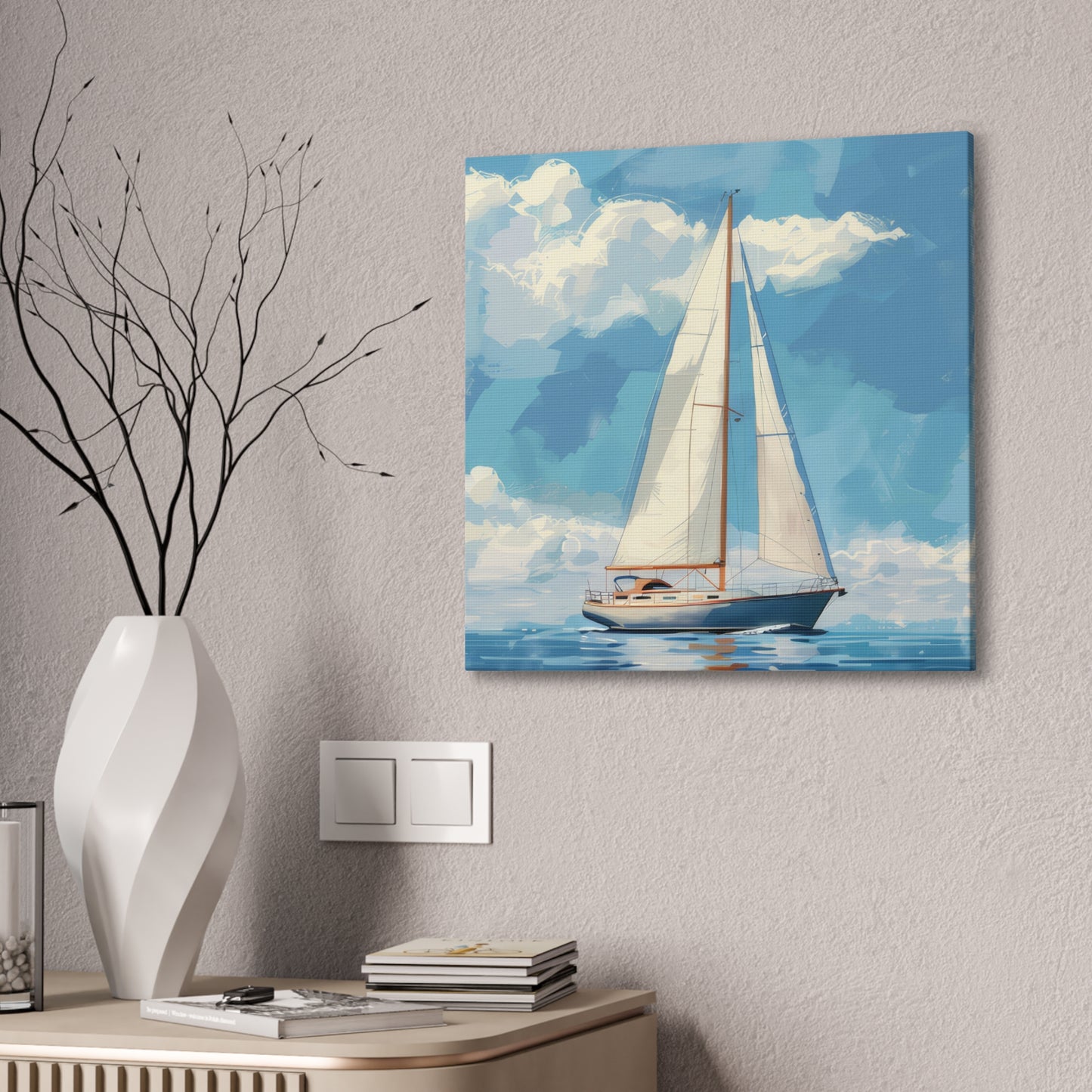 Sailing - Canvas Stretched, 0.75"