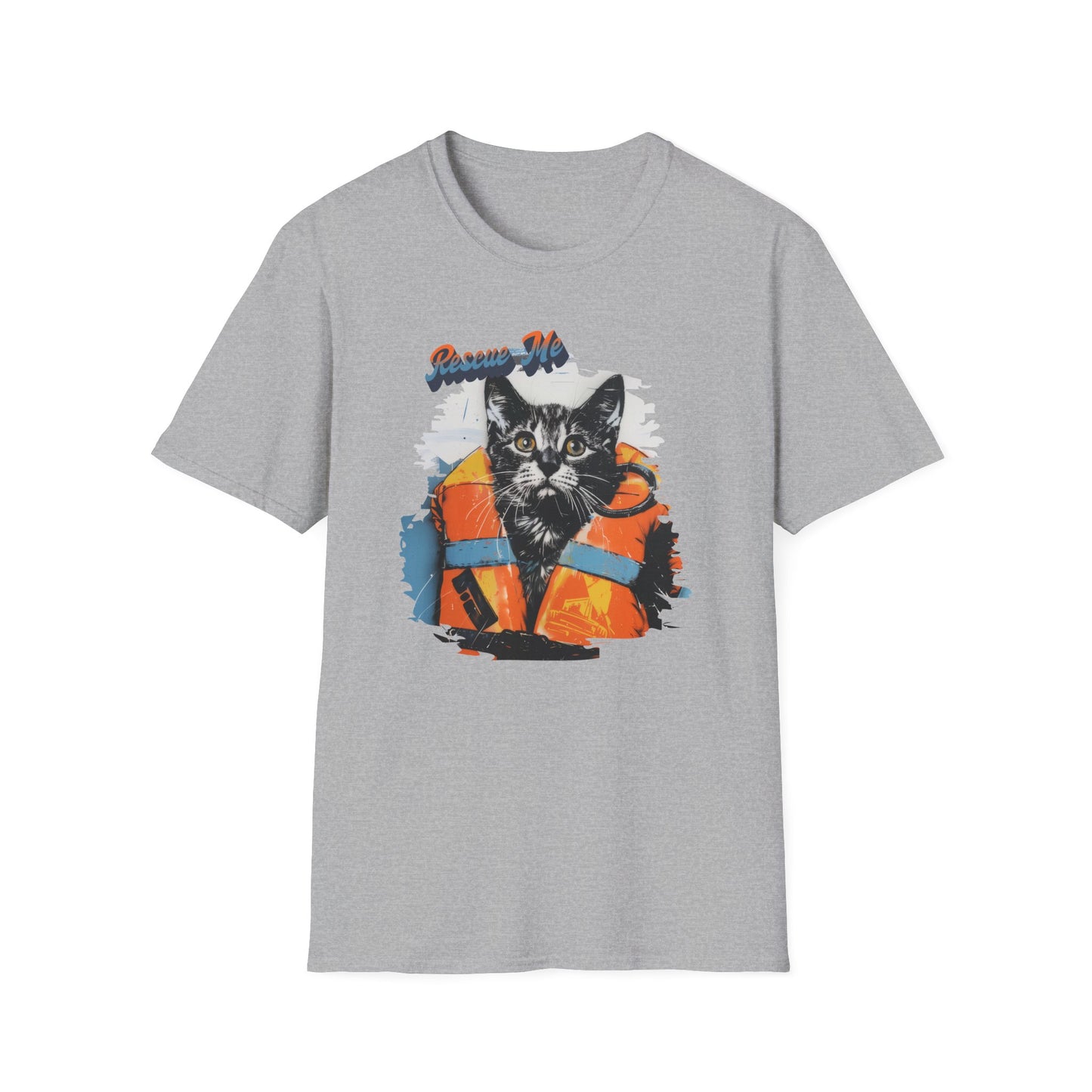 Rescue Cat - Unisex Softstyle T-Shirt