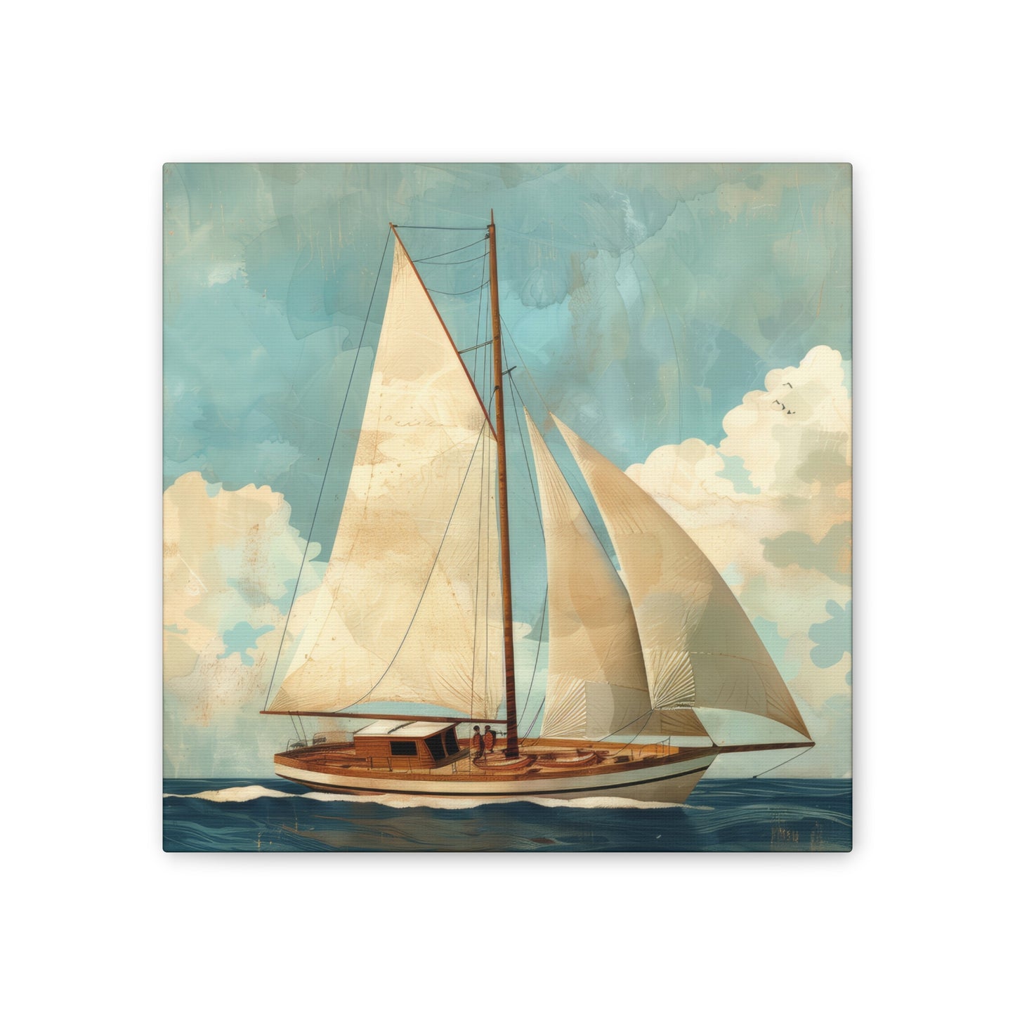 Sailing  - Canvas Stretched, 0.75"