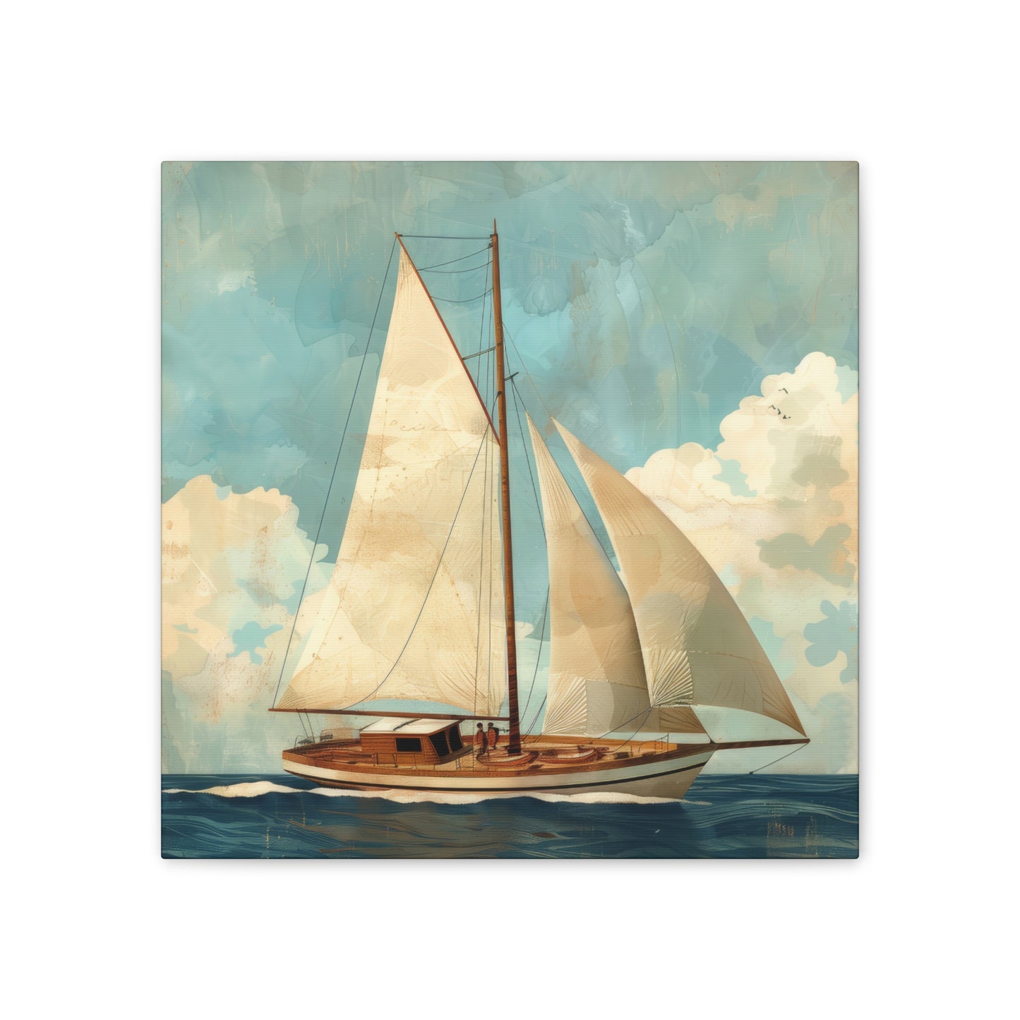 Sailing  - Canvas Stretched, 0.75"