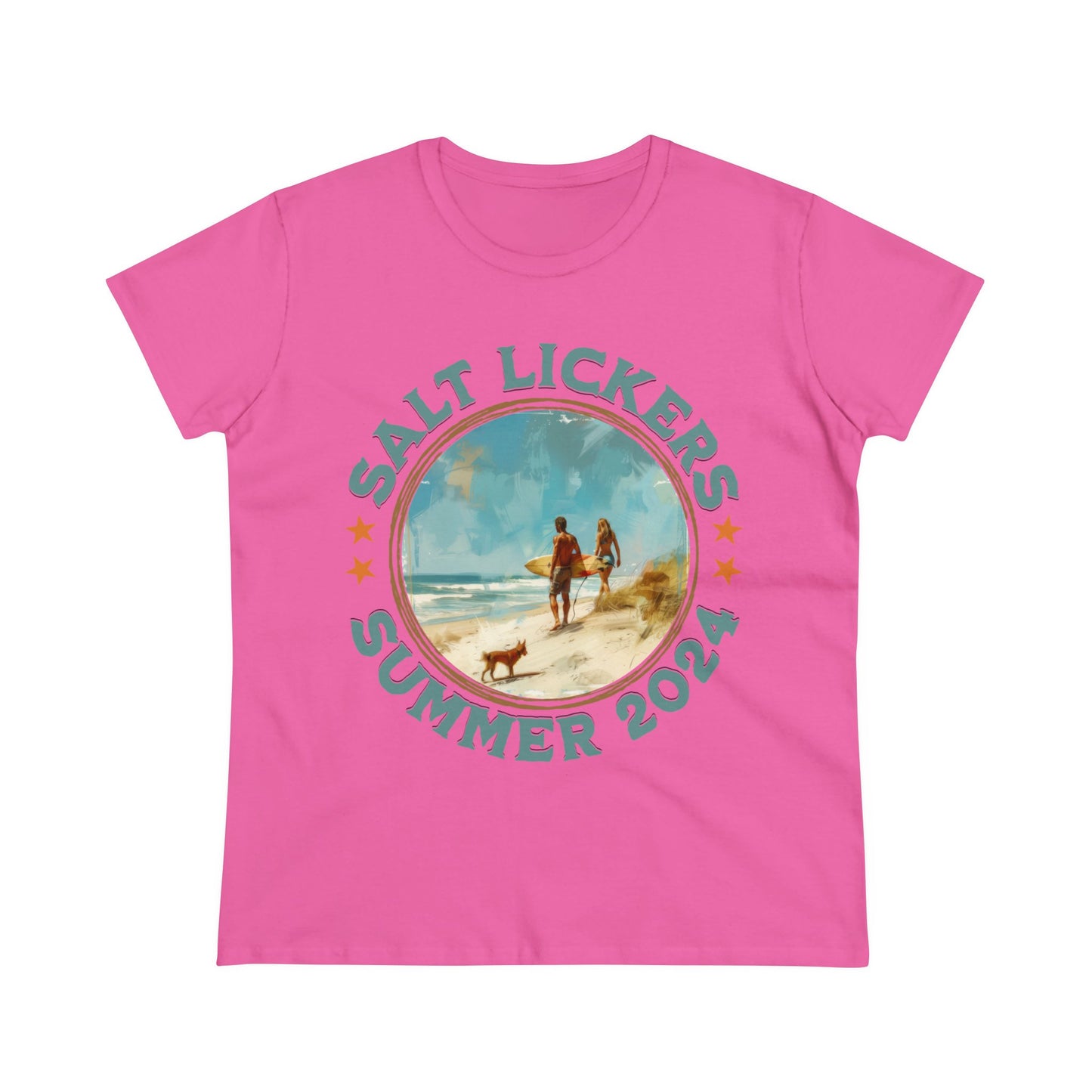 Surfing - Women's Midweight Cotton Tee