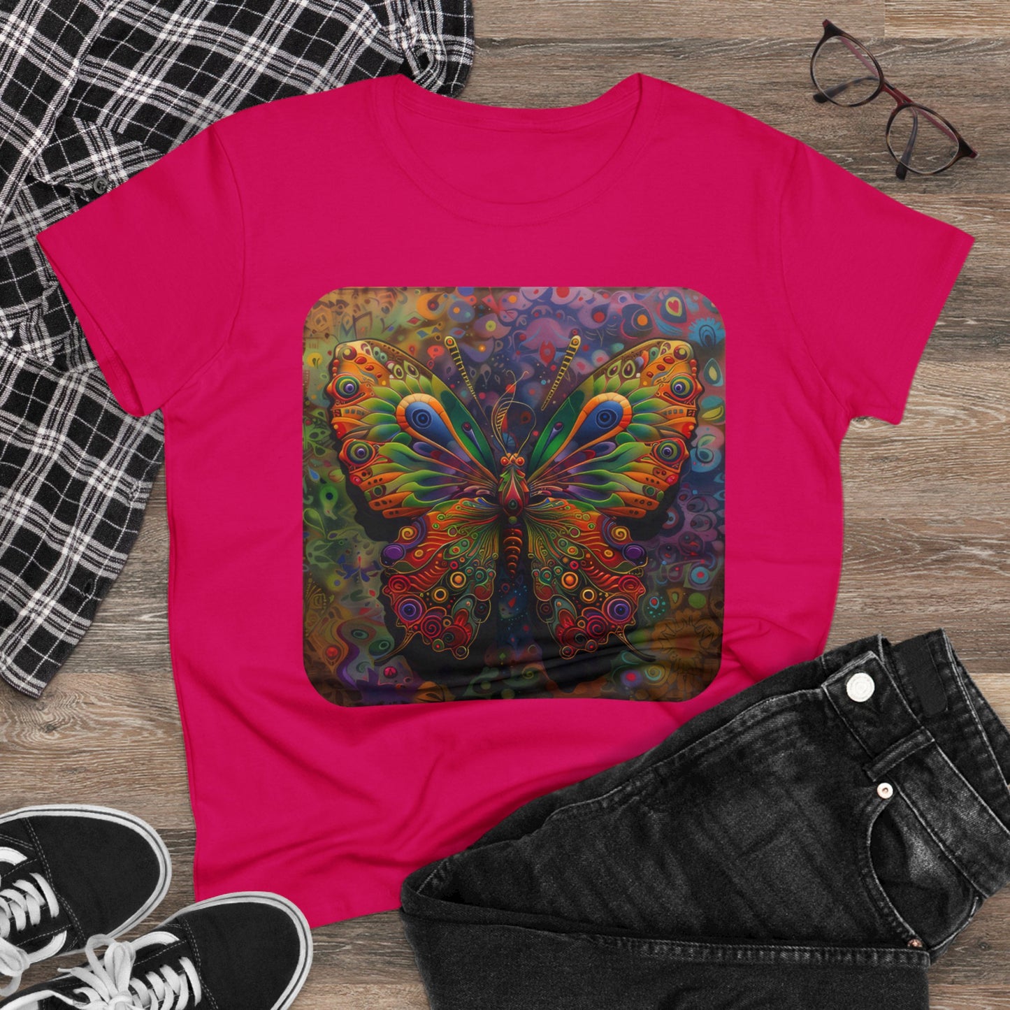 Butterfly - Women's Midweight Cotton Tee