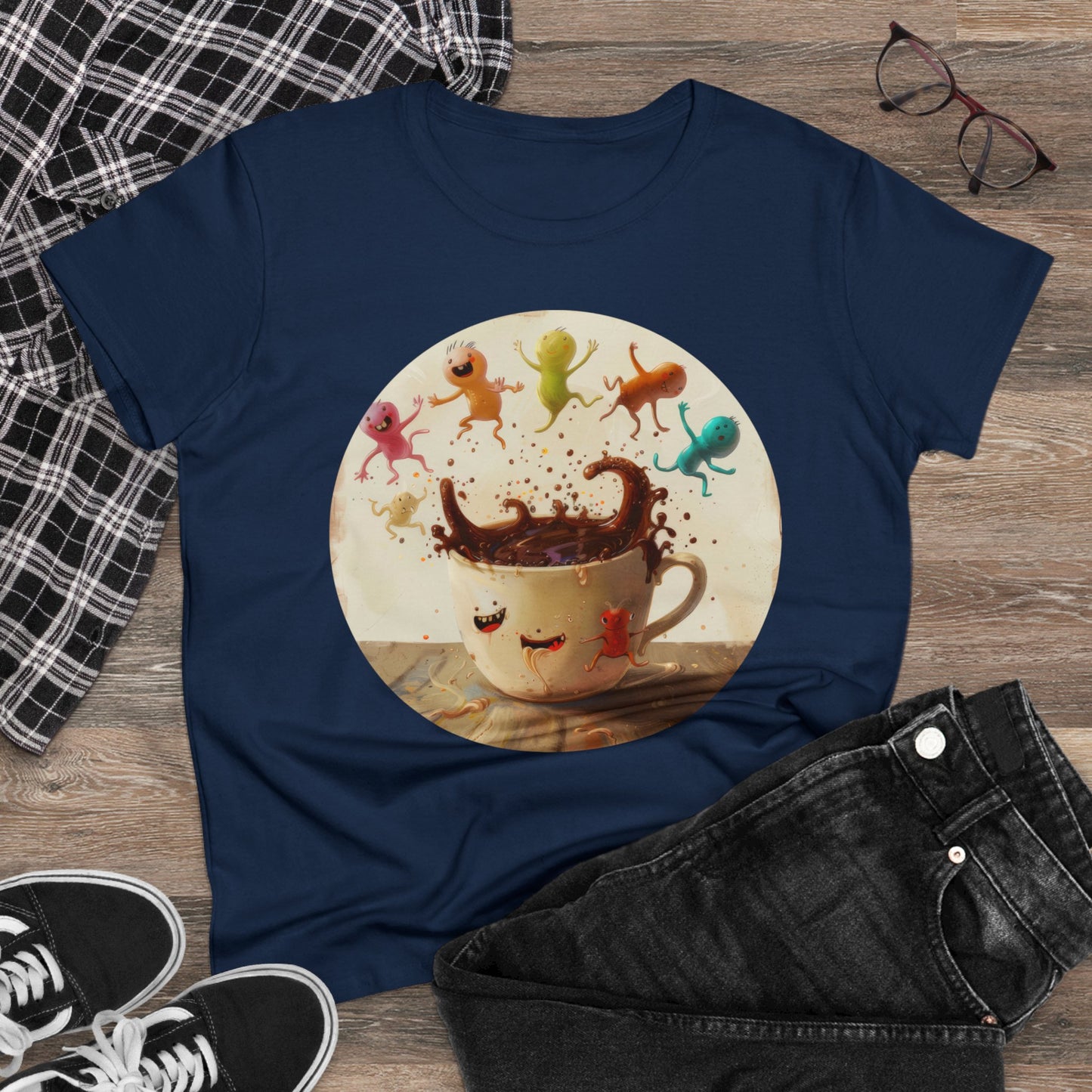 Coffee Critters - Women's Midweight Cotton Tee