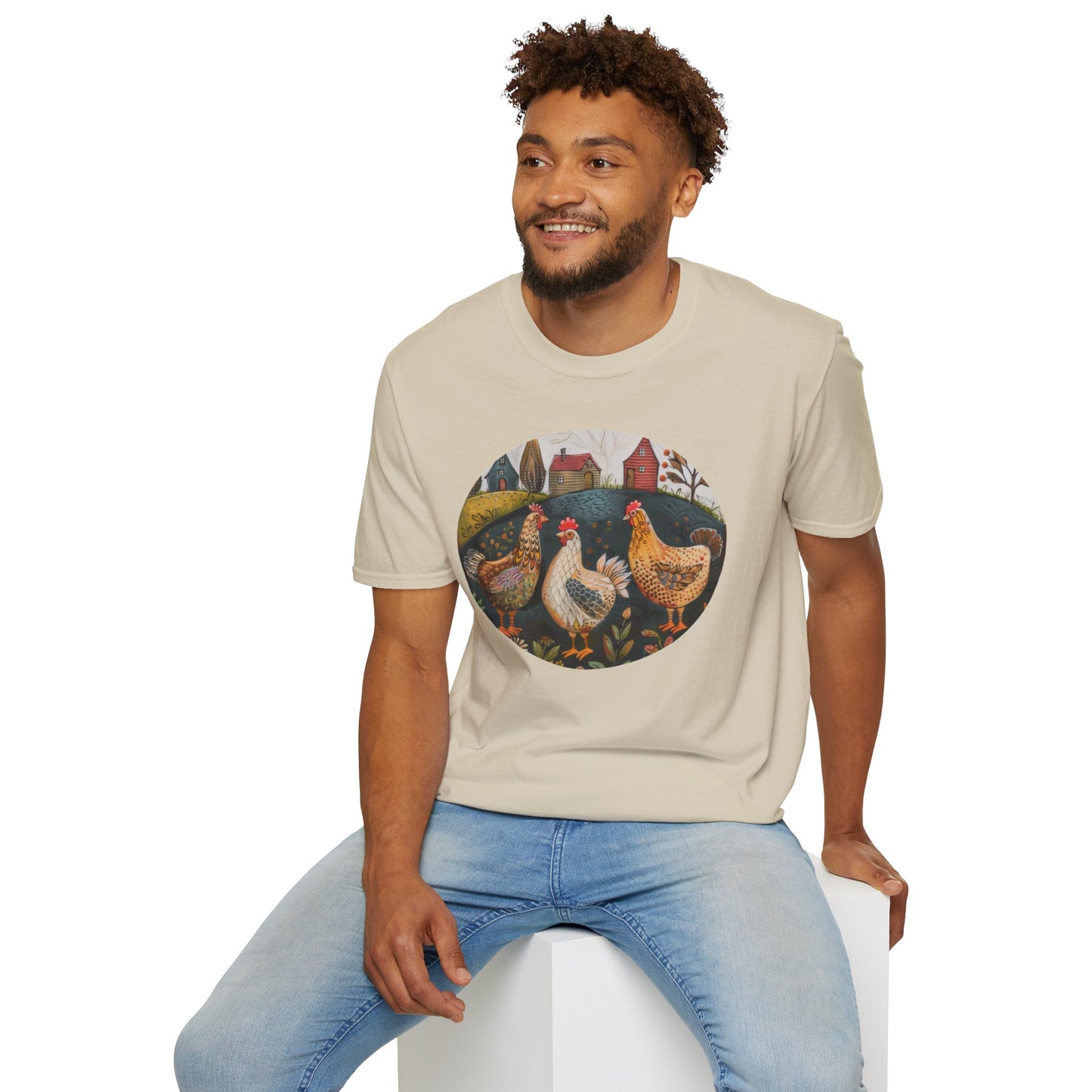 Chickens - Unisex Softstyle T-Shirt