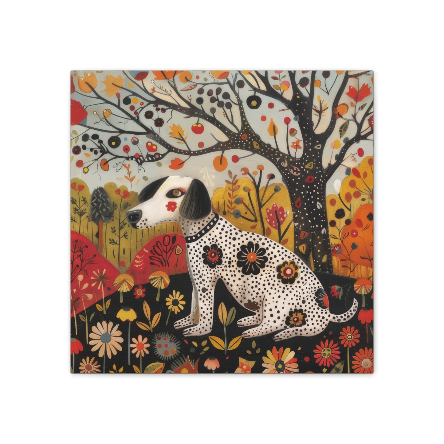 Autumn Dog - Canvas Stretched, 0.75"