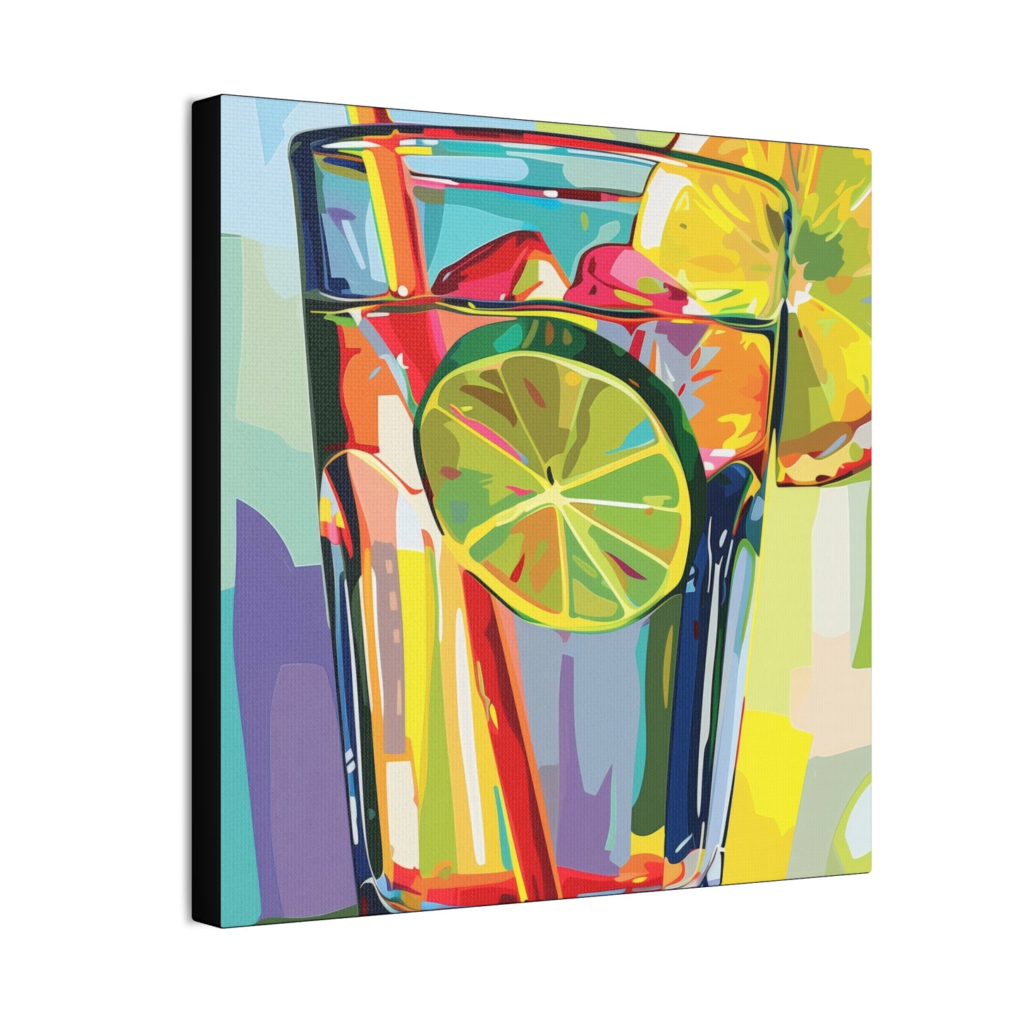 Summer Drinks - Canvas Stretched, 0.75"