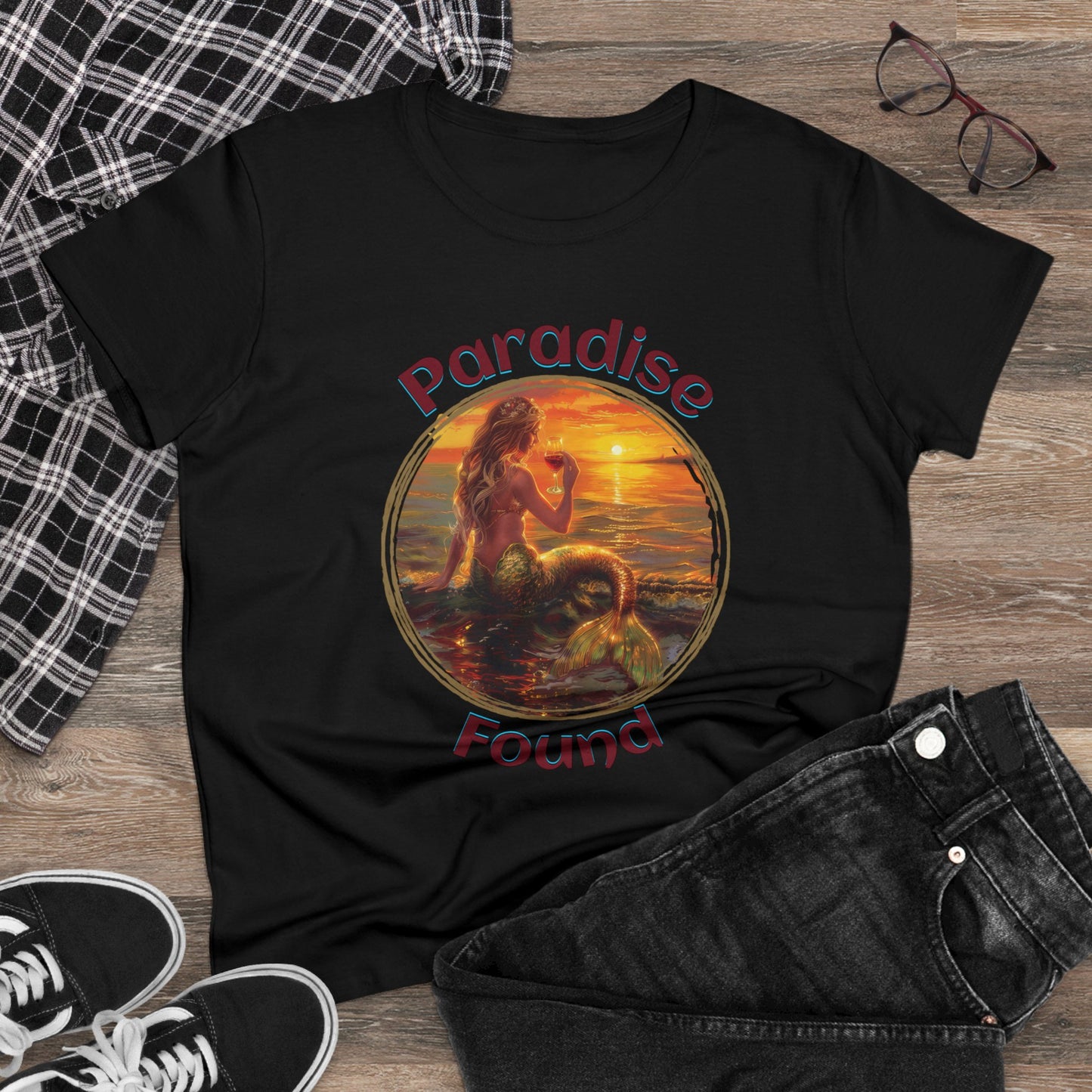 Paradise Found - Women's Midweight Cotton Tee