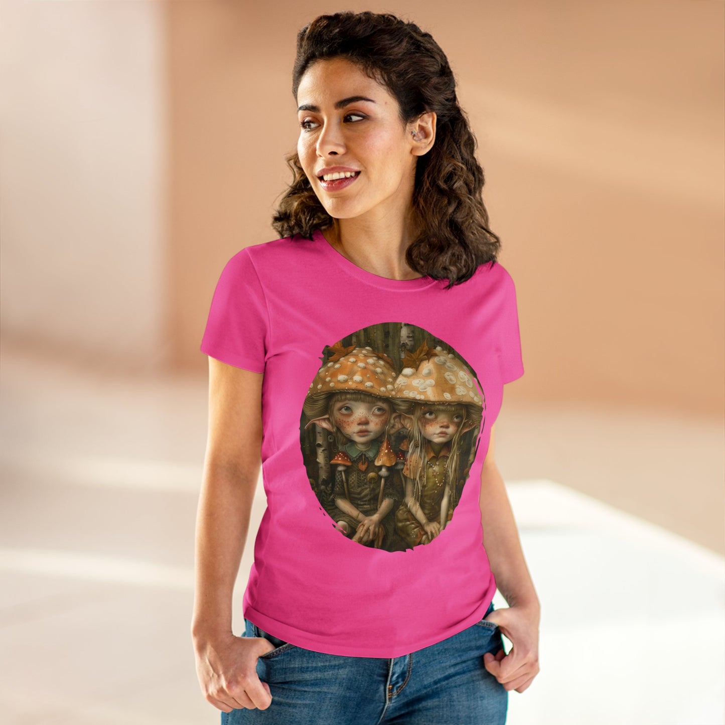 Elves - Fantasy - Women's Midweight Cotton Tee