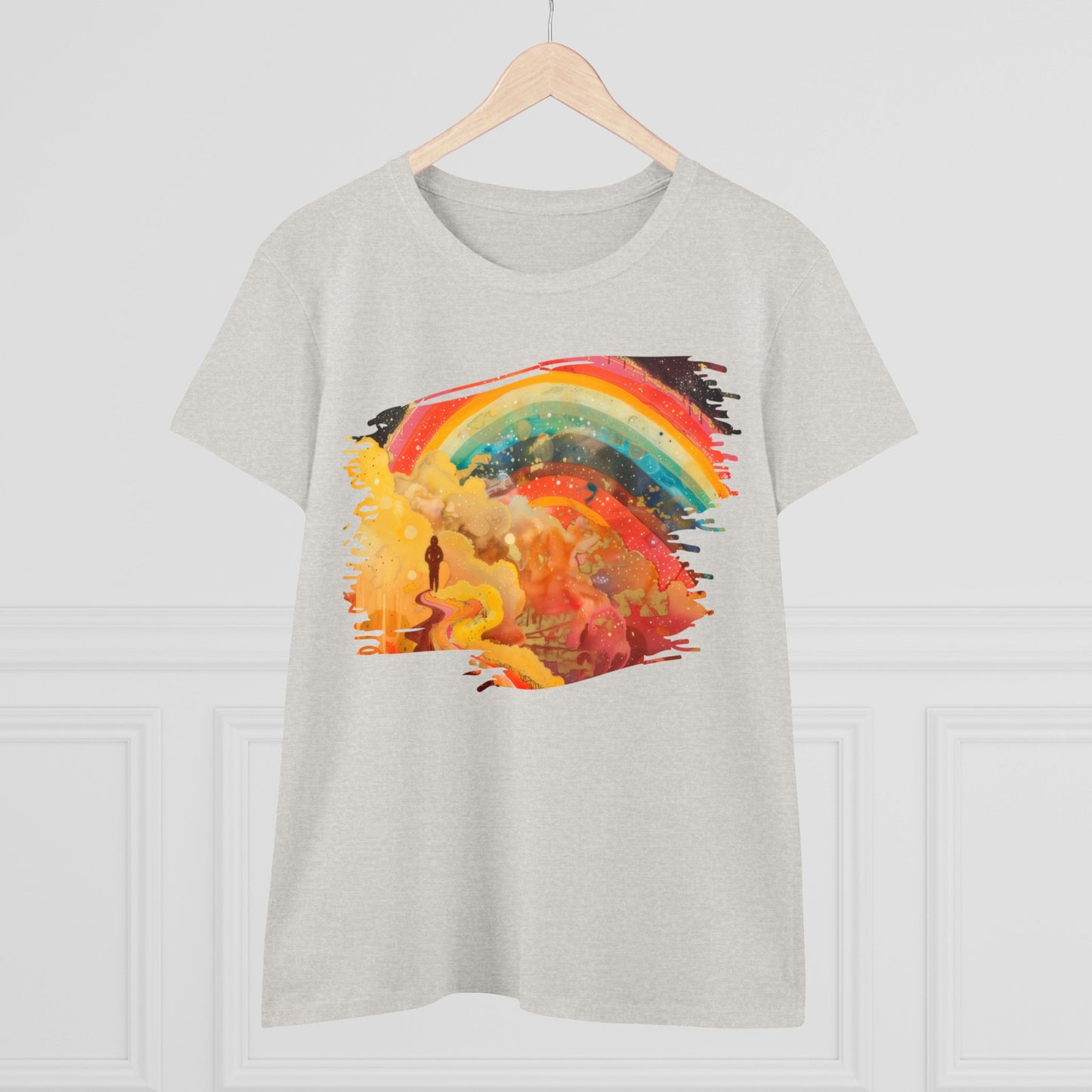 Chasing Rainbows - Women's Midweight Cotton Tee