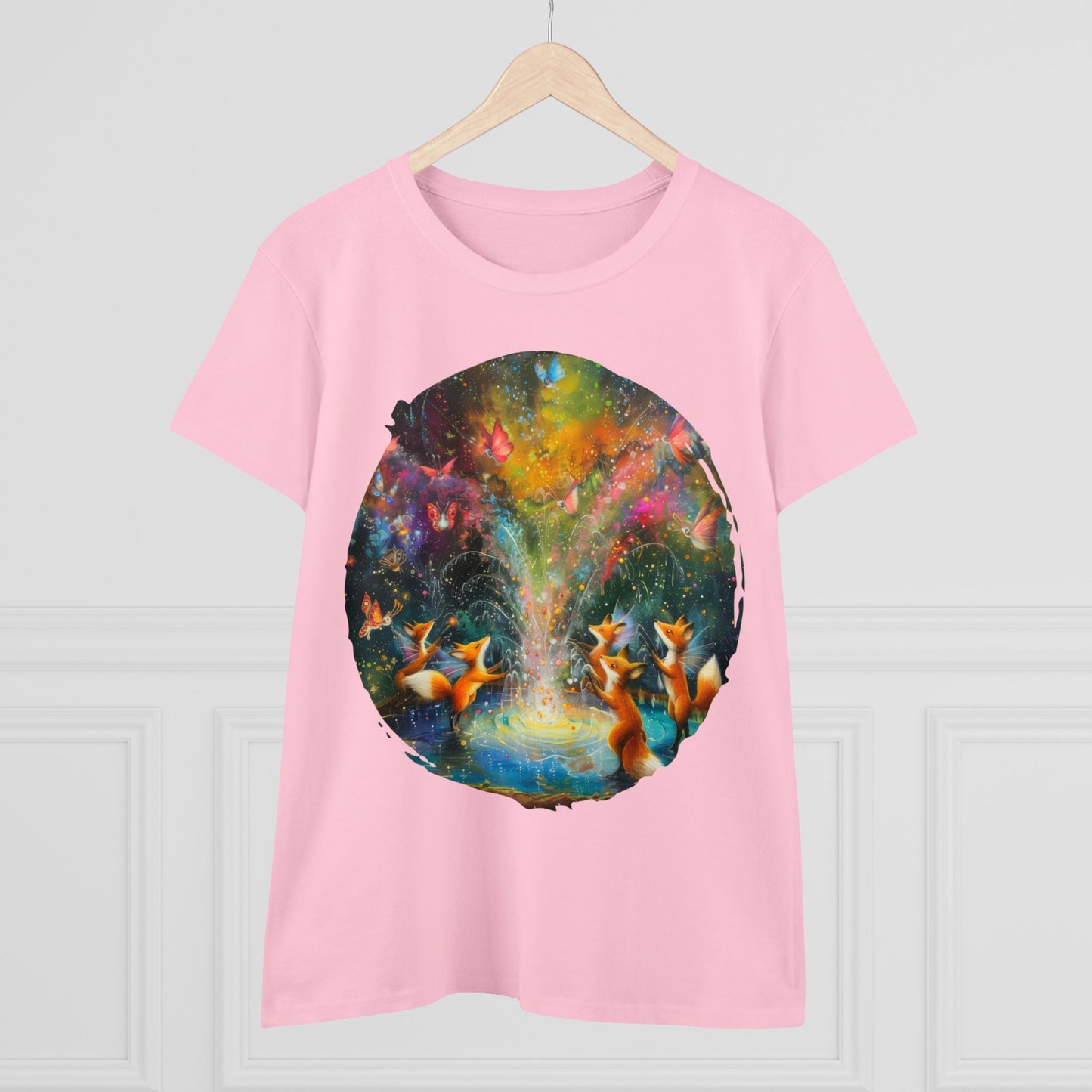 Fairy Celebration - Fantasy - Women's Midweight Cotton Tee