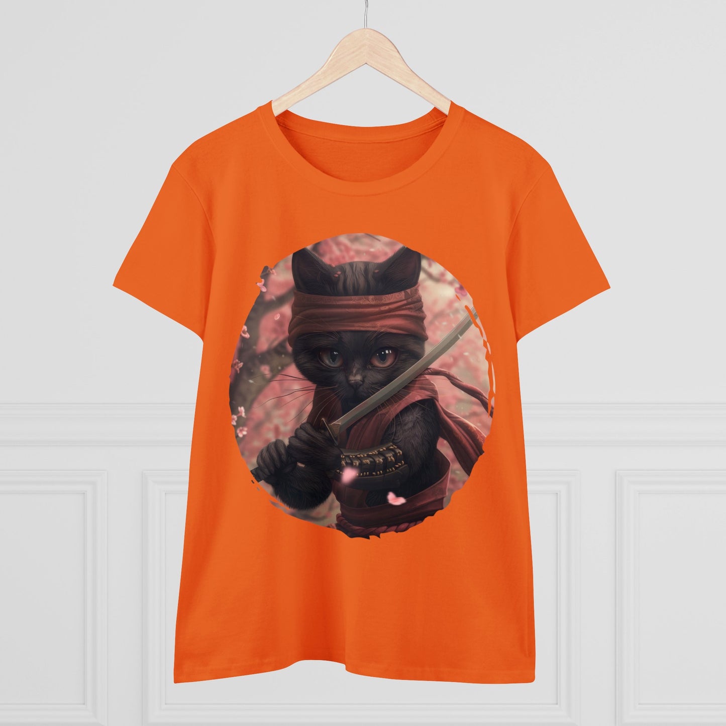 Ninja Kitty - Women's Midweight Cotton Tee