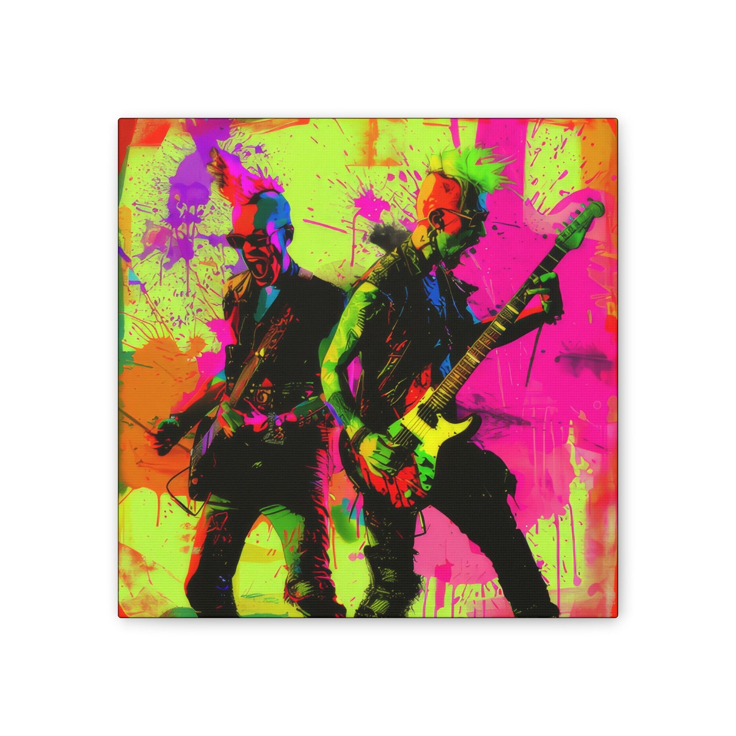 Punk Rock - Canvas Stretched, 0.75"