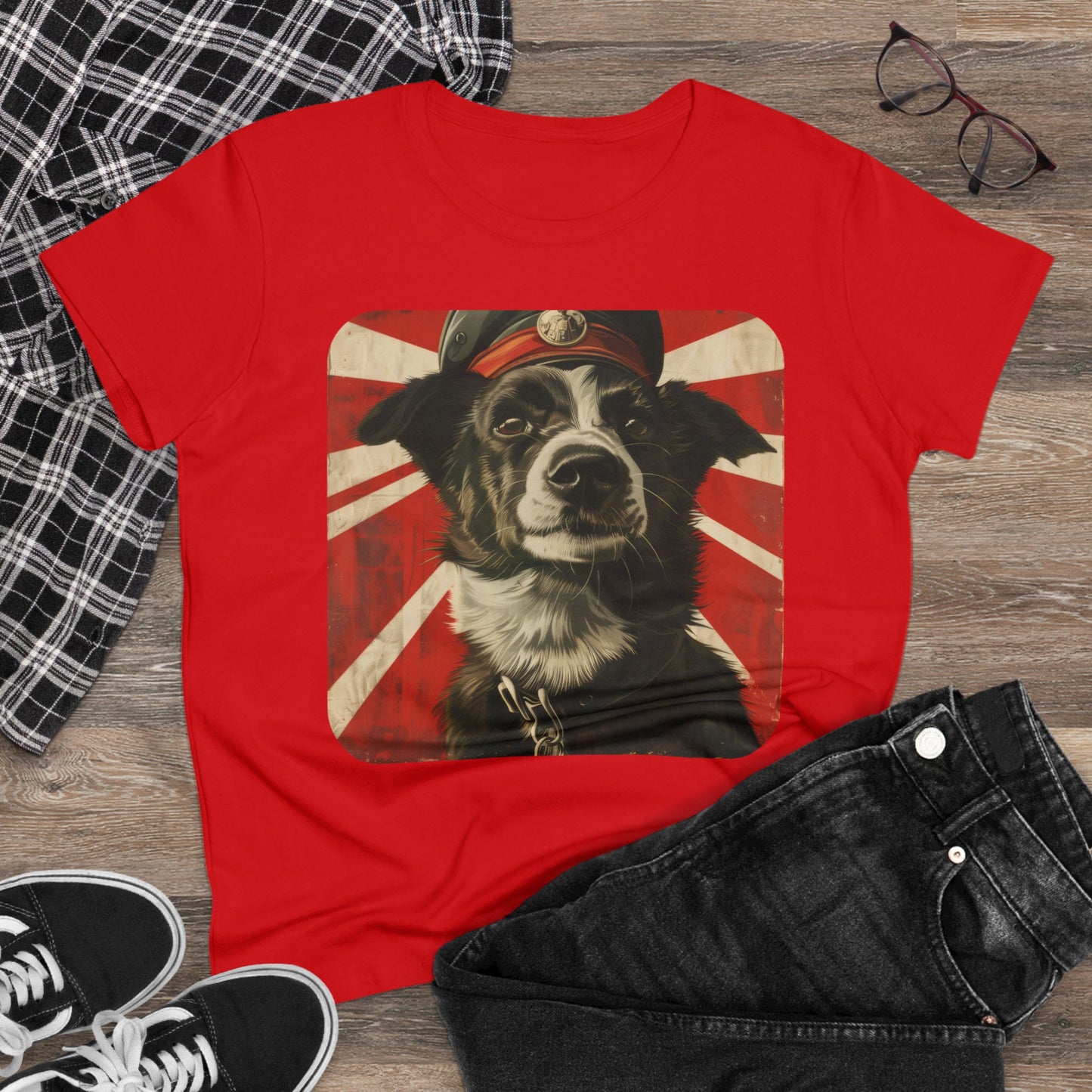 Comrade Canine - Women's Midweight Cotton Tee