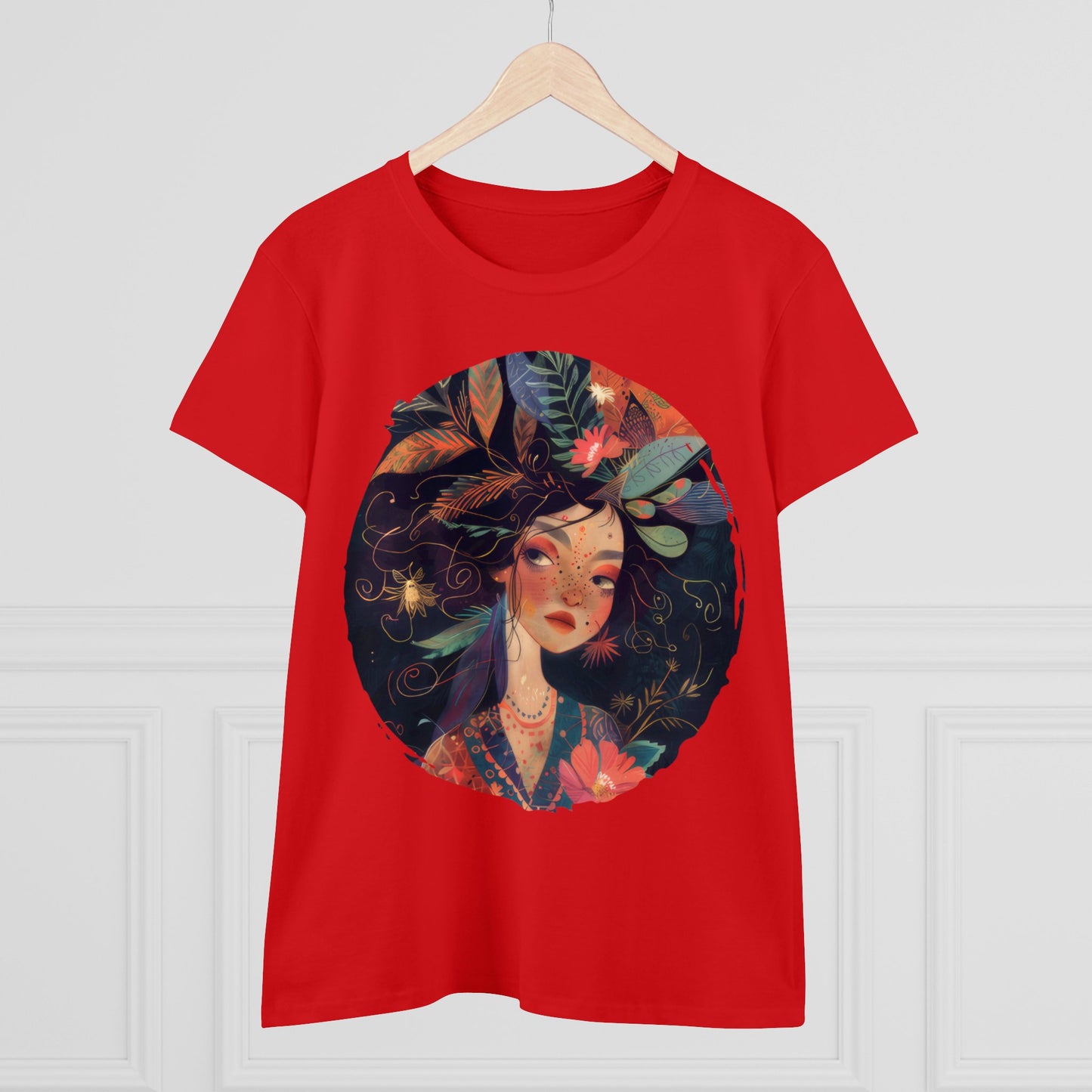 Flower Girl - Women's Midweight Cotton Tee