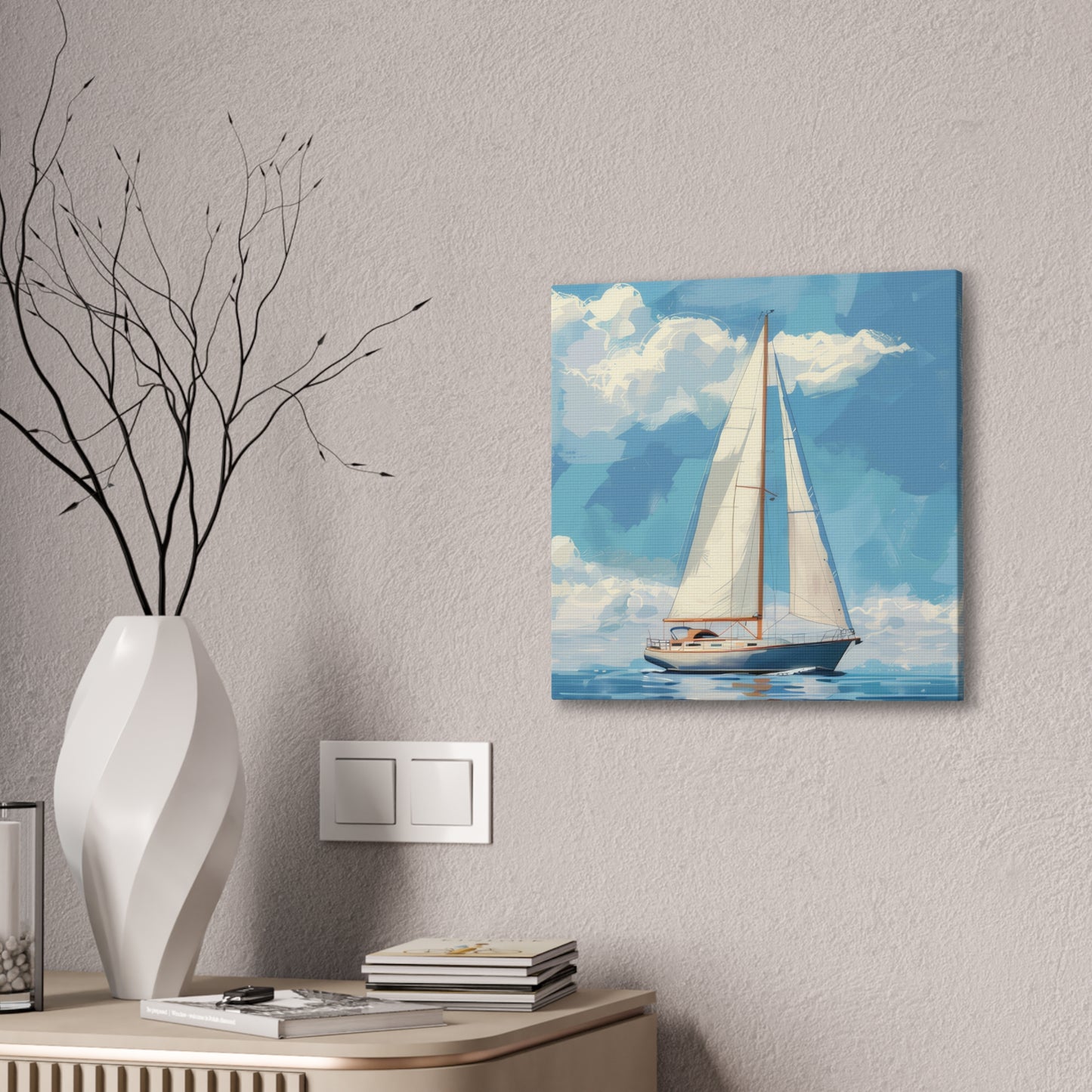 Sailing - Canvas Stretched, 0.75"