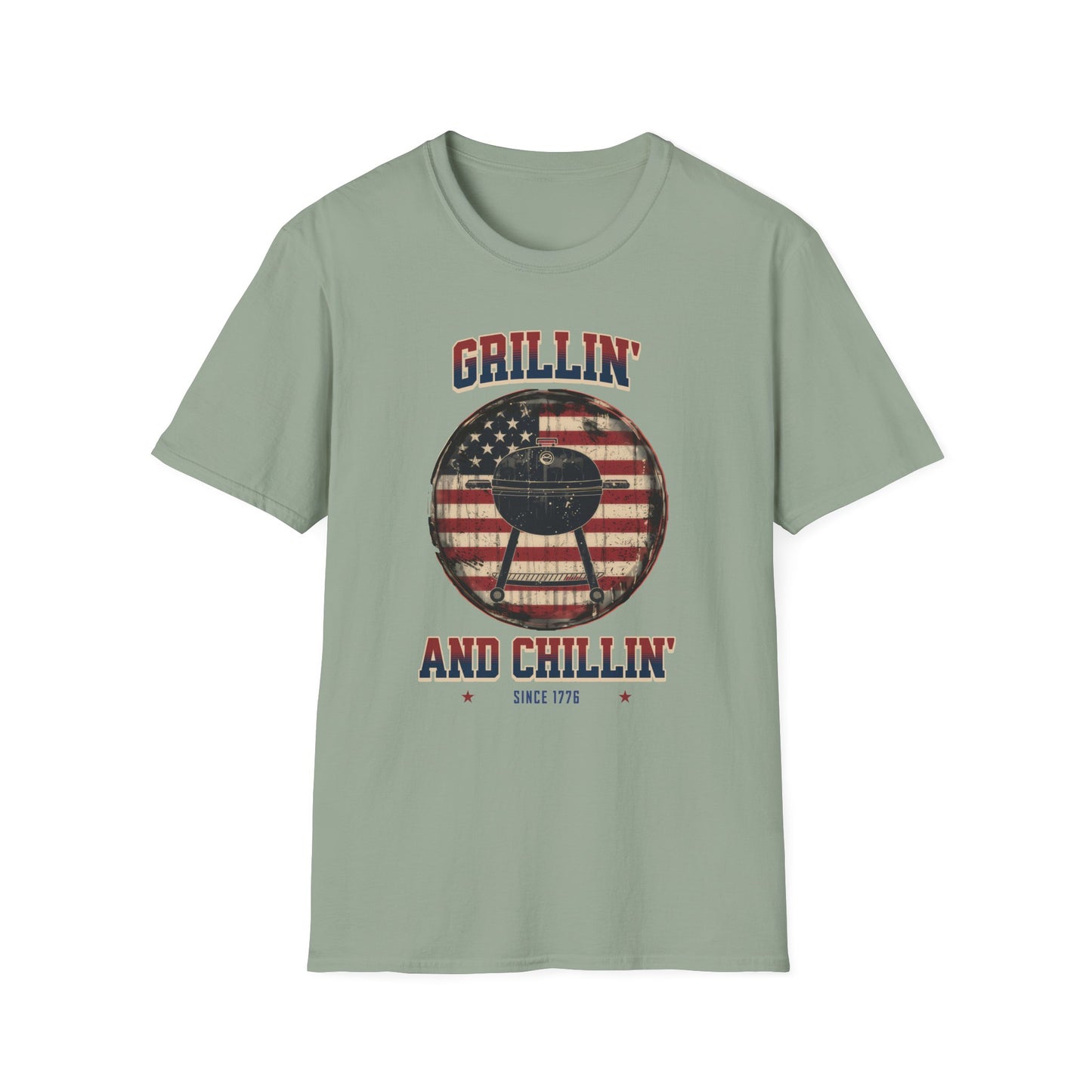 Grillin and Chillin - Unisex Softstyle T-Shirt