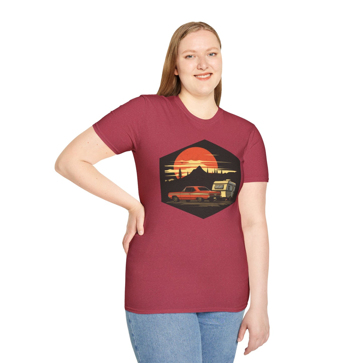 Camping! - Unisex Softstyle T-Shirt