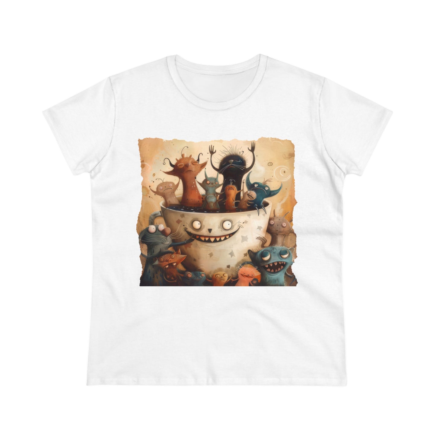 Coffee Critters - Women's Midweight Cotton Tee