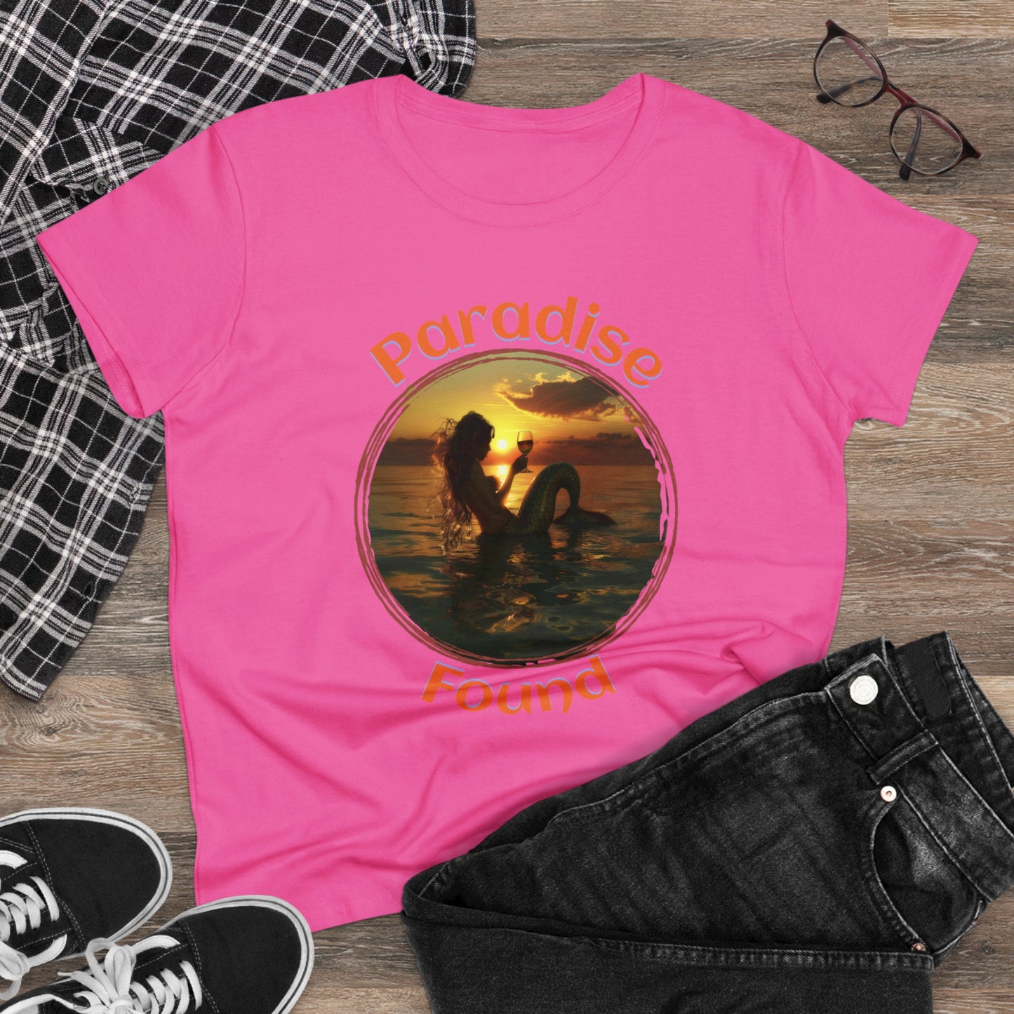 Paradise Found - Women's Midweight Cotton Tee