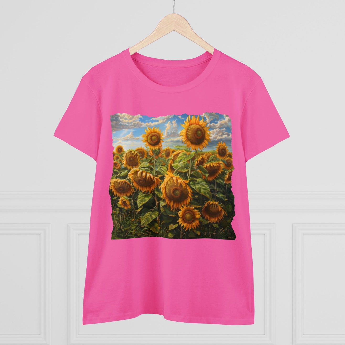 Sunflowers - Women's Midweight Cotton Tee