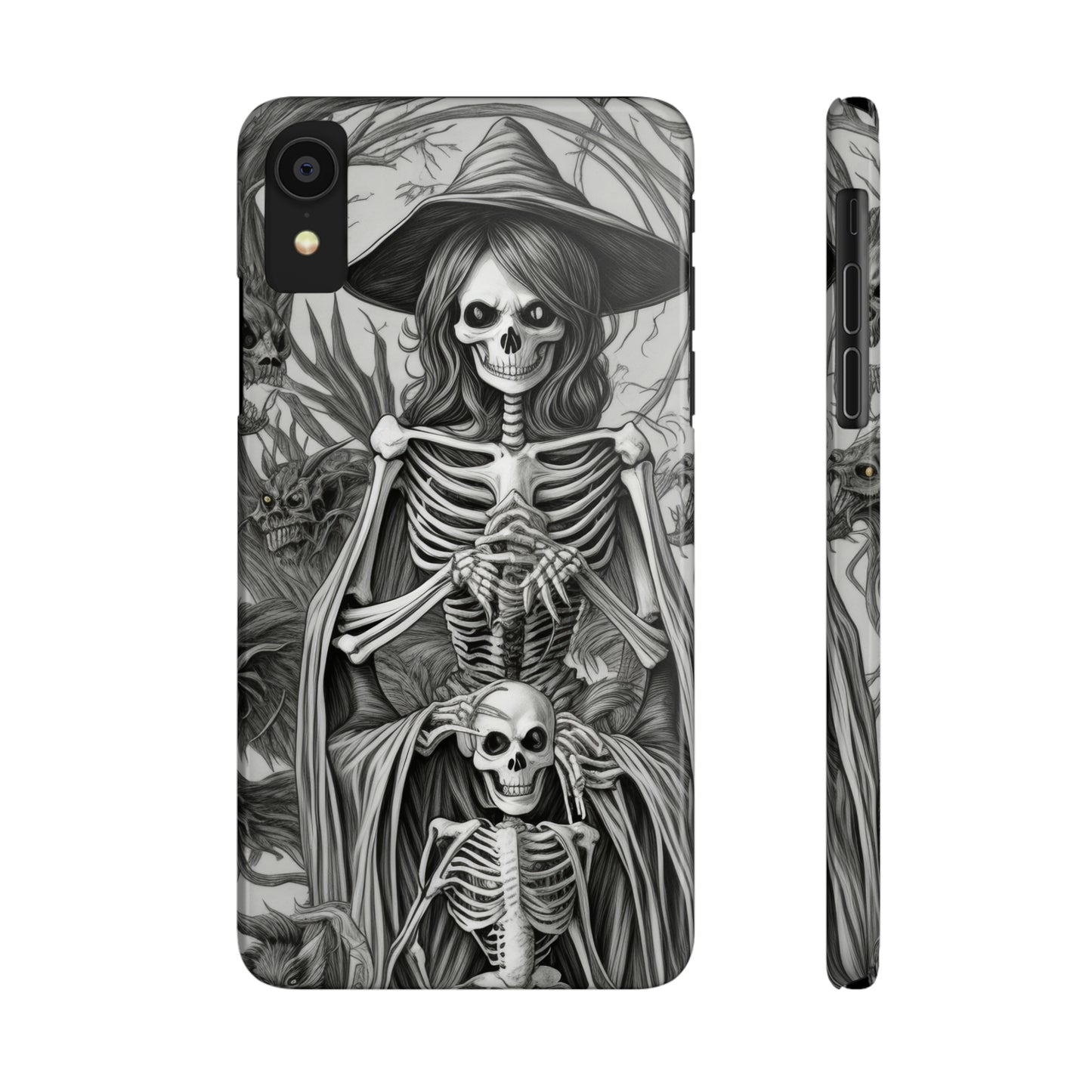 Skeleton Witch - Phone Case