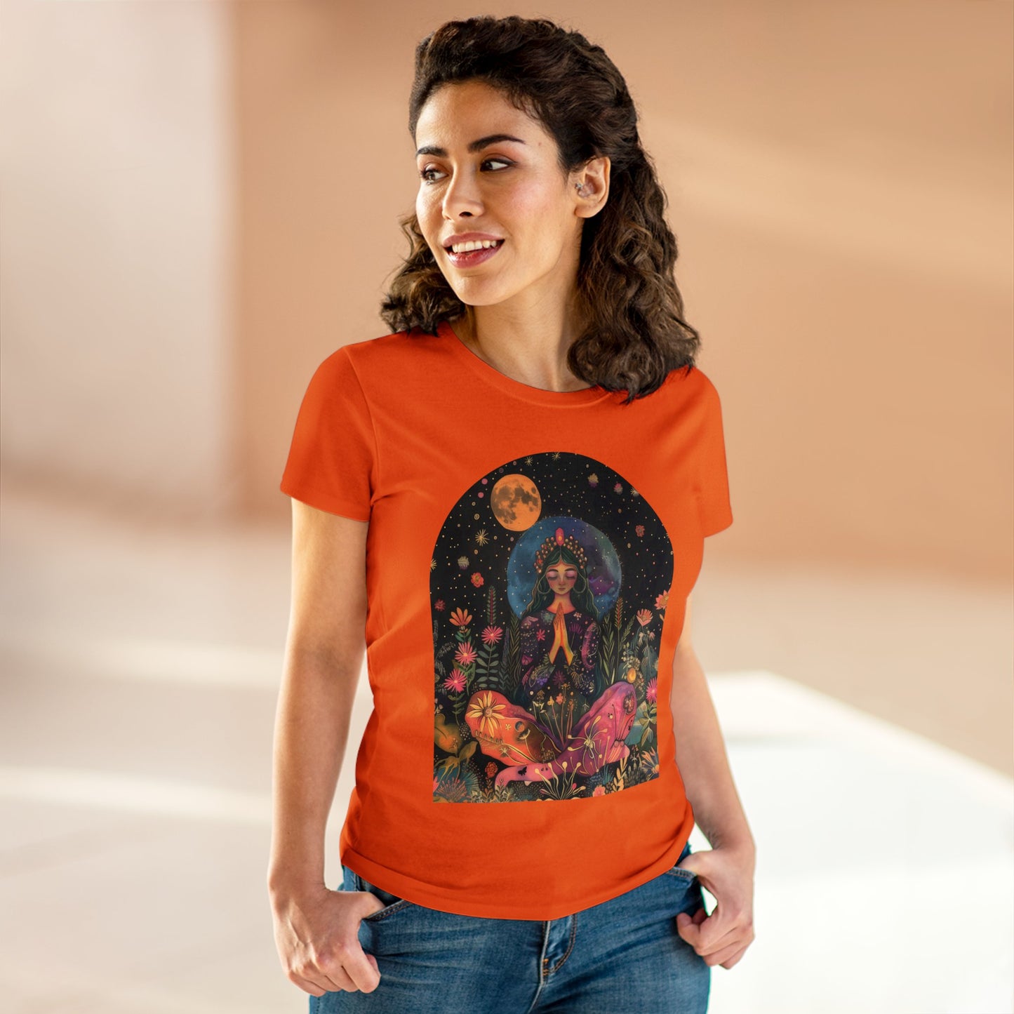 Meditation - Women's Midweight Cotton Tee