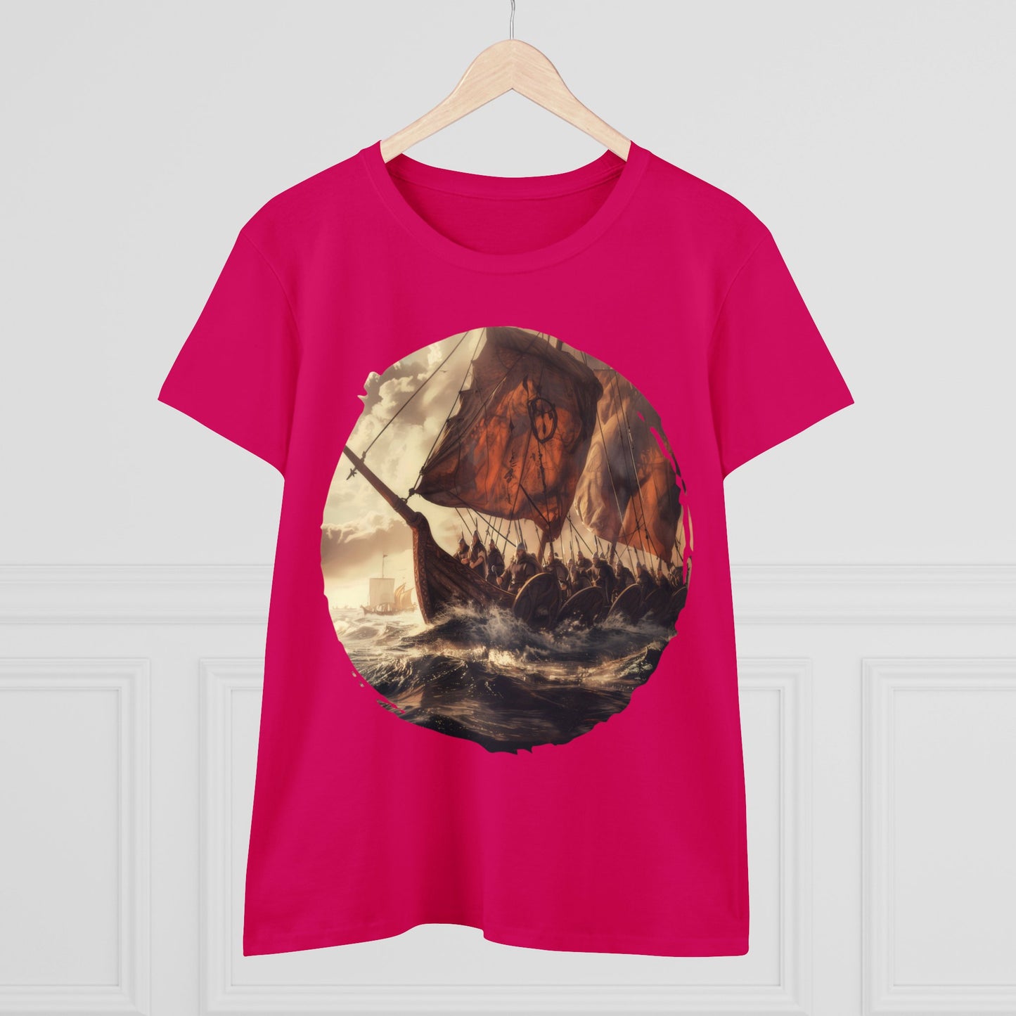 Vikings - Fantasy - Women's Midweight Cotton Tee