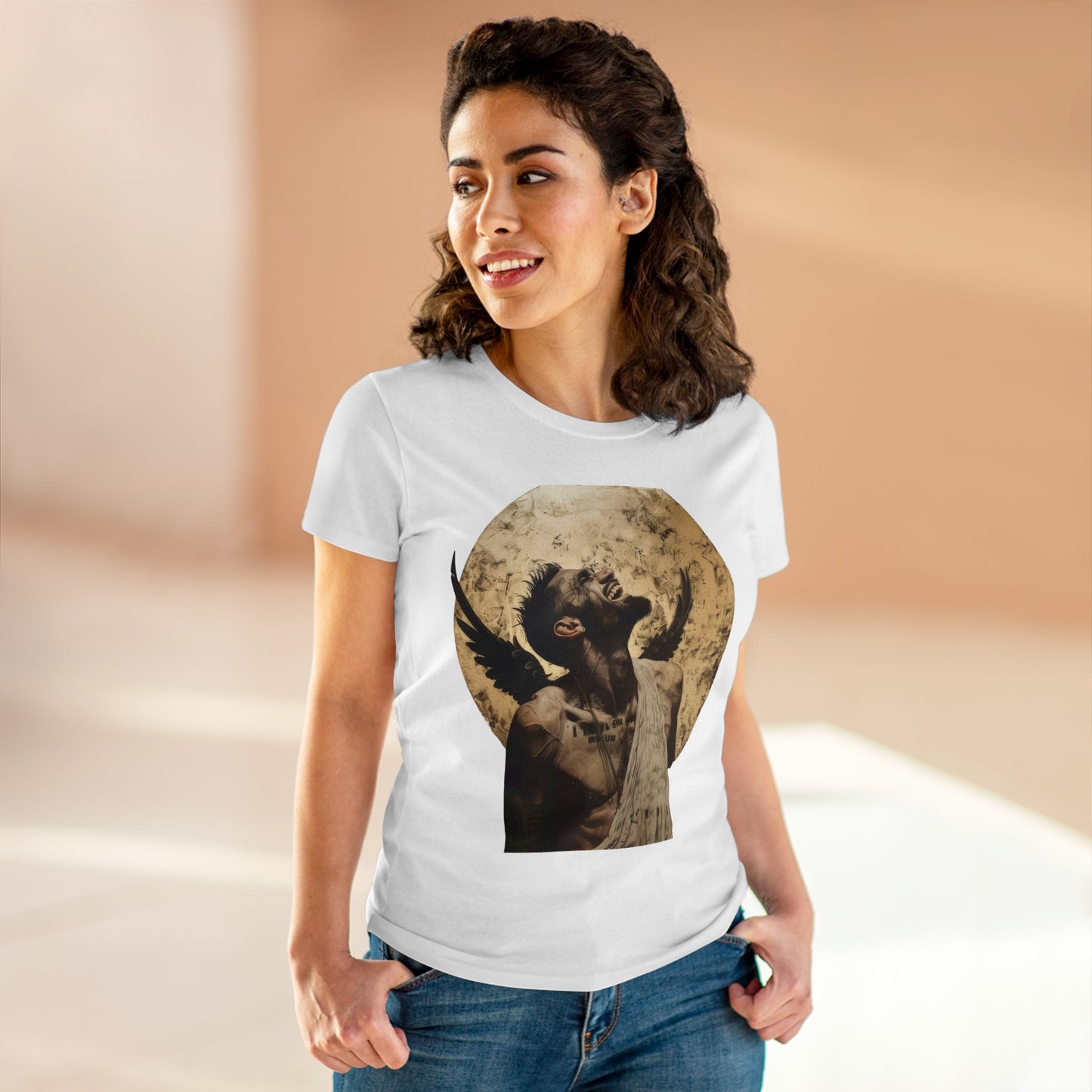 Angel or Devil - Women's Midweight Cotton Tee