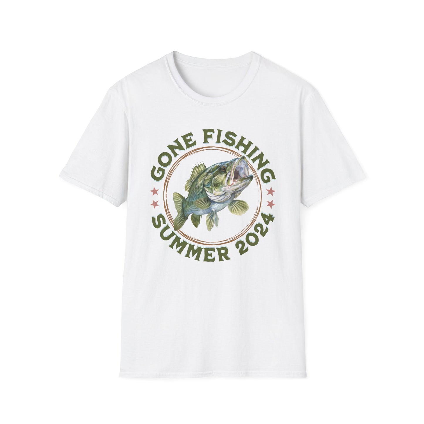 Gone Fishing - Unisex Softstyle T-Shirt