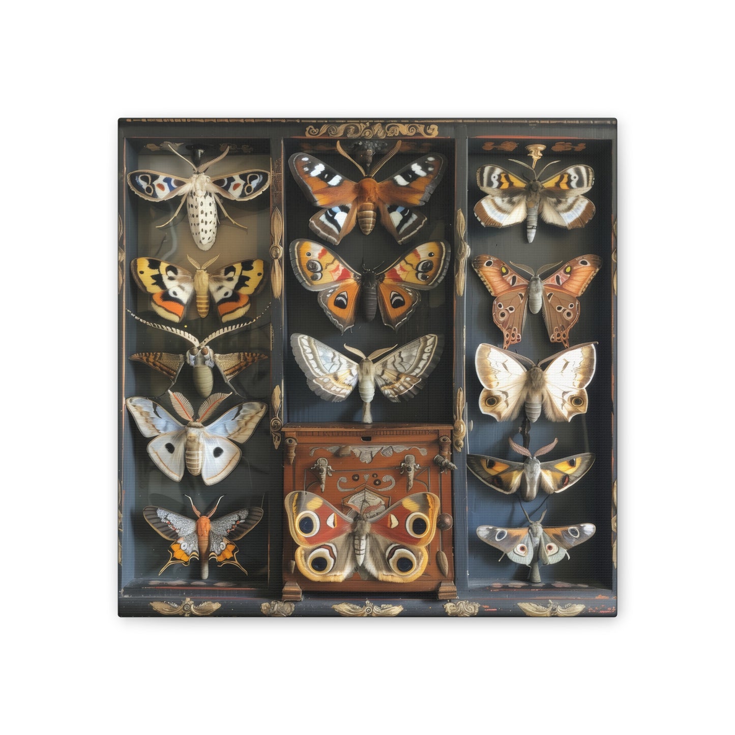 Moth Collection - Canvas Stretched, 0.75"