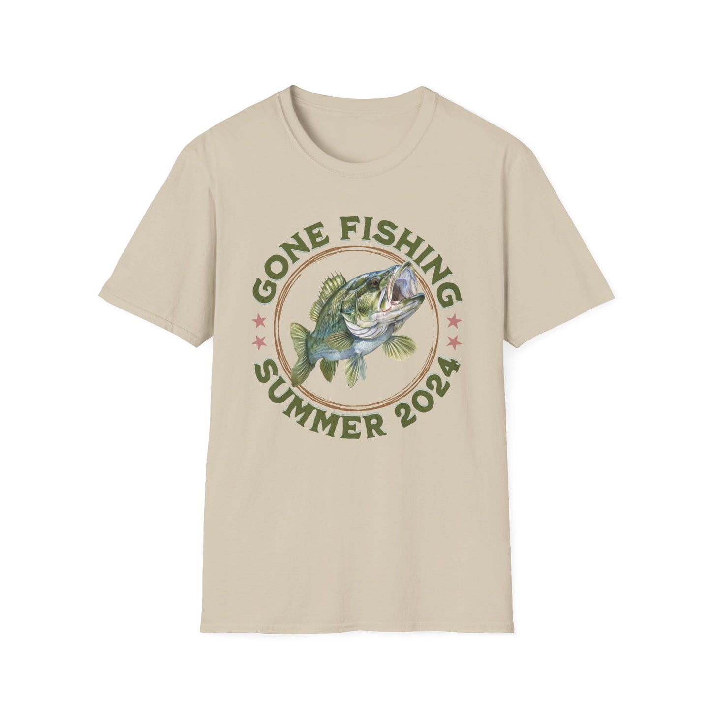 Gone Fishing - Unisex Softstyle T-Shirt