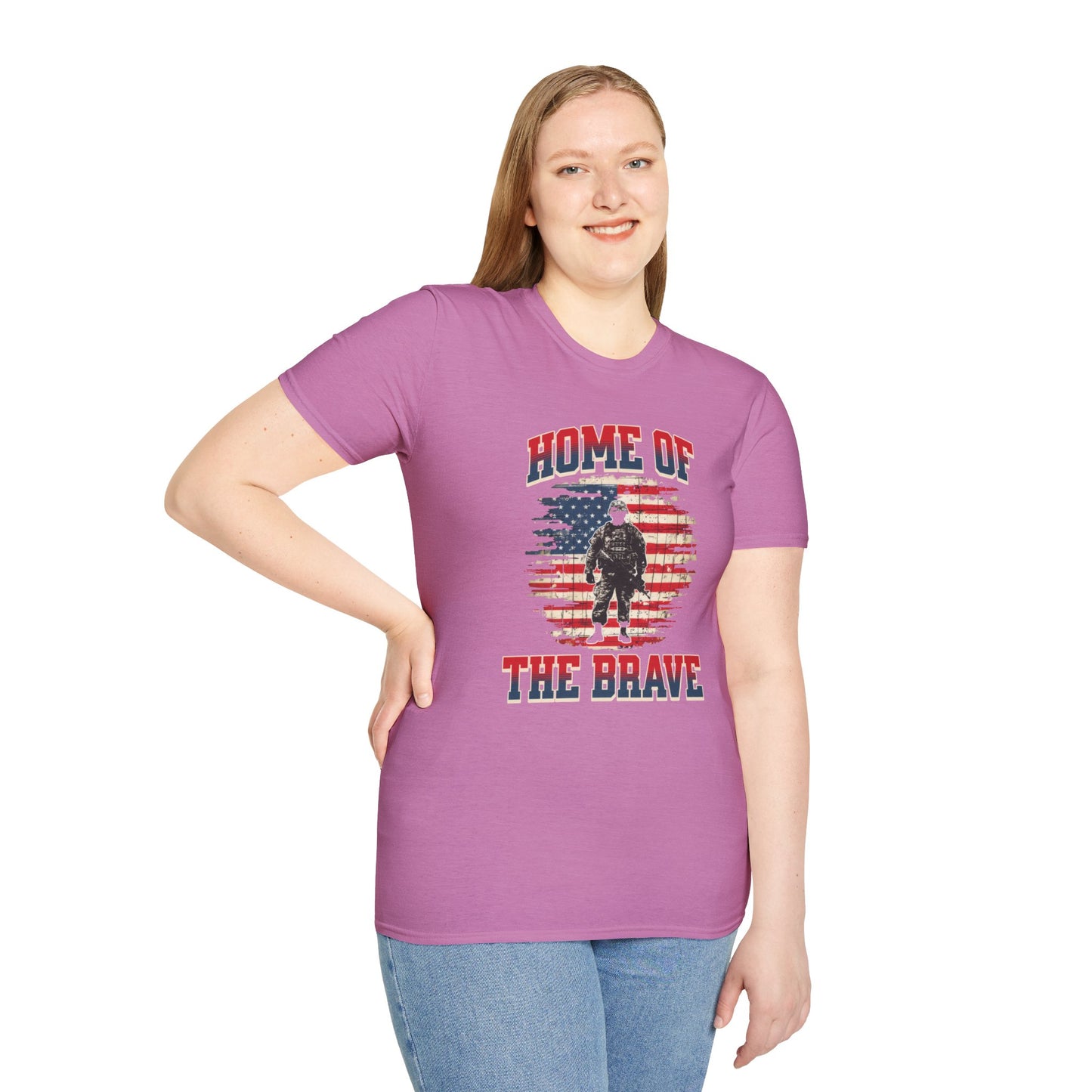 Home of the Brave - Unisex Softstyle T-Shirt