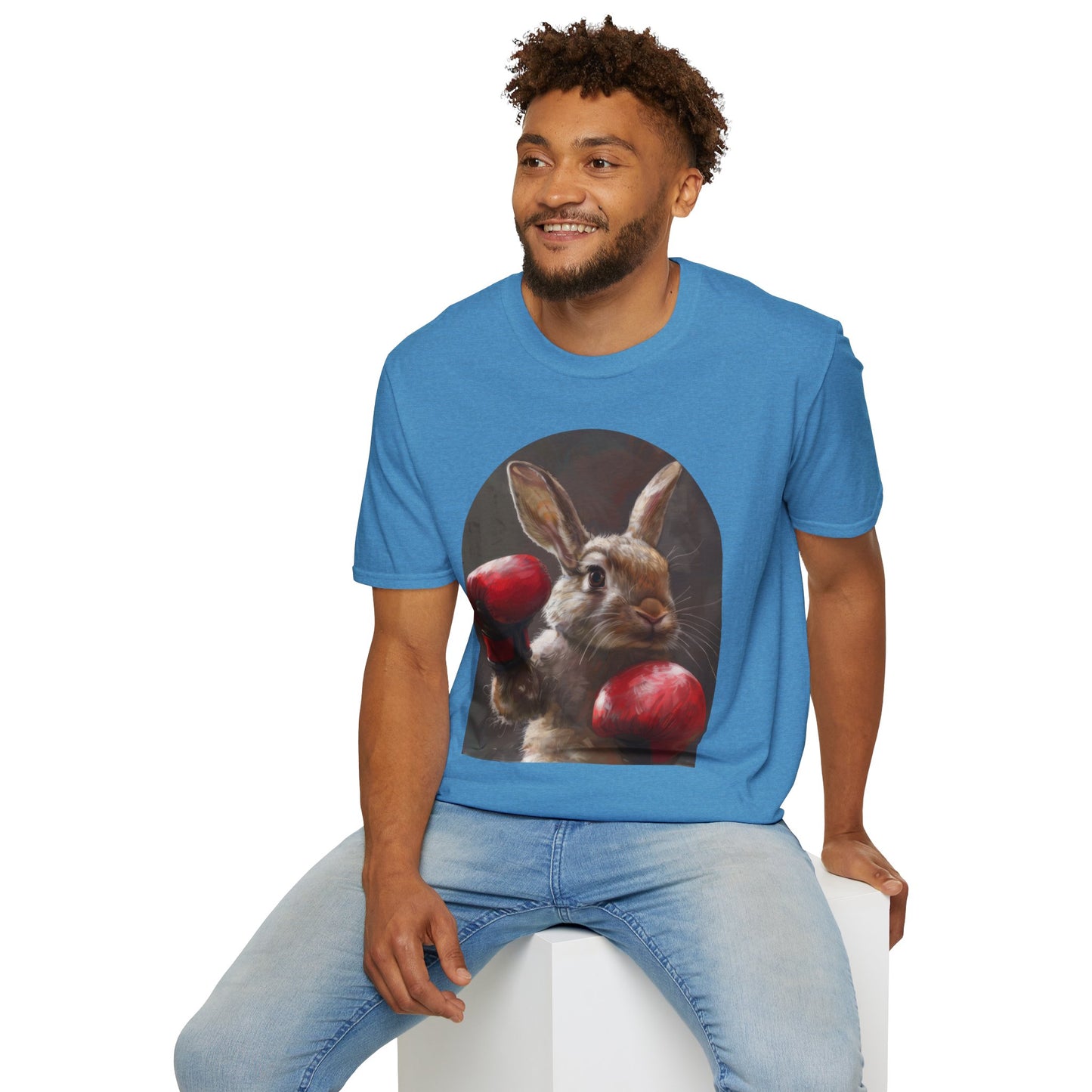 Boxing Bunny - Unisex Softstyle T-Shirt