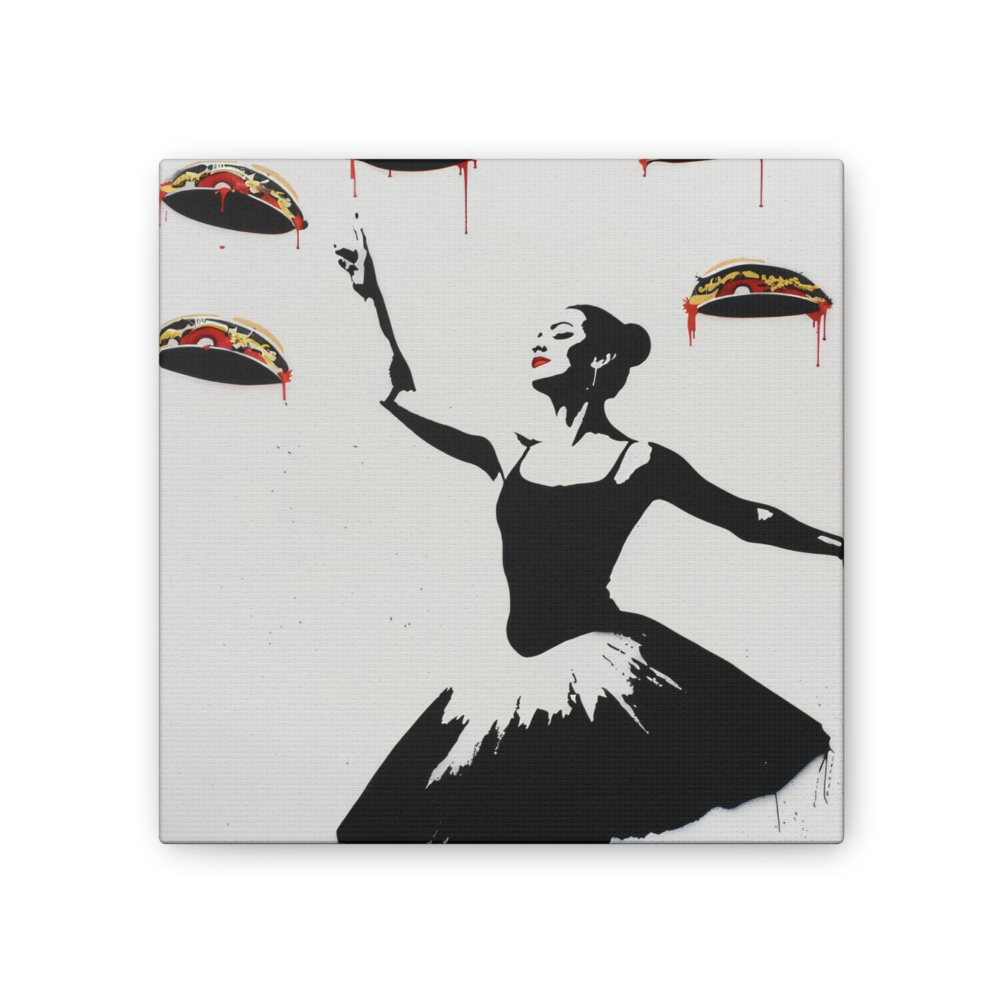 Ballerina of Tacos - Canvas Stretched, 0.75"