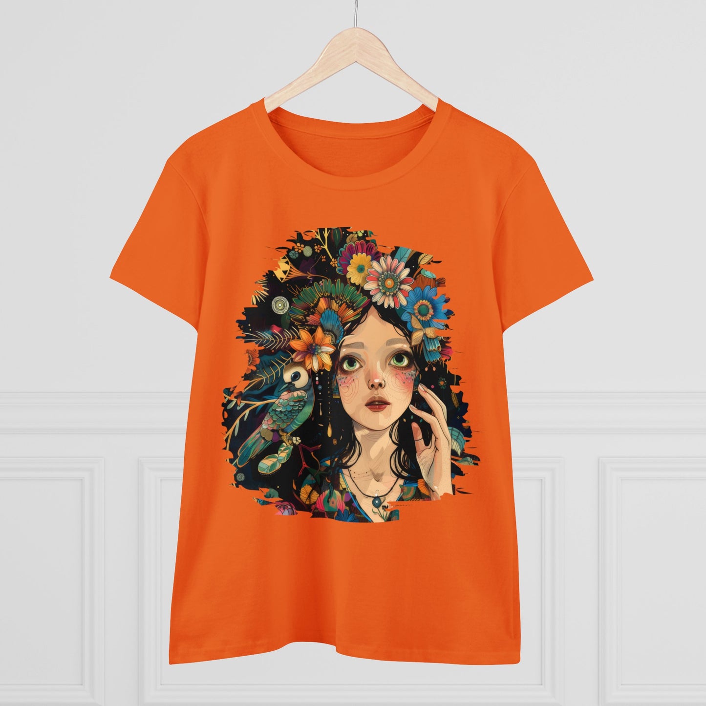 Flower Girl - Women's Midweight Cotton Tee