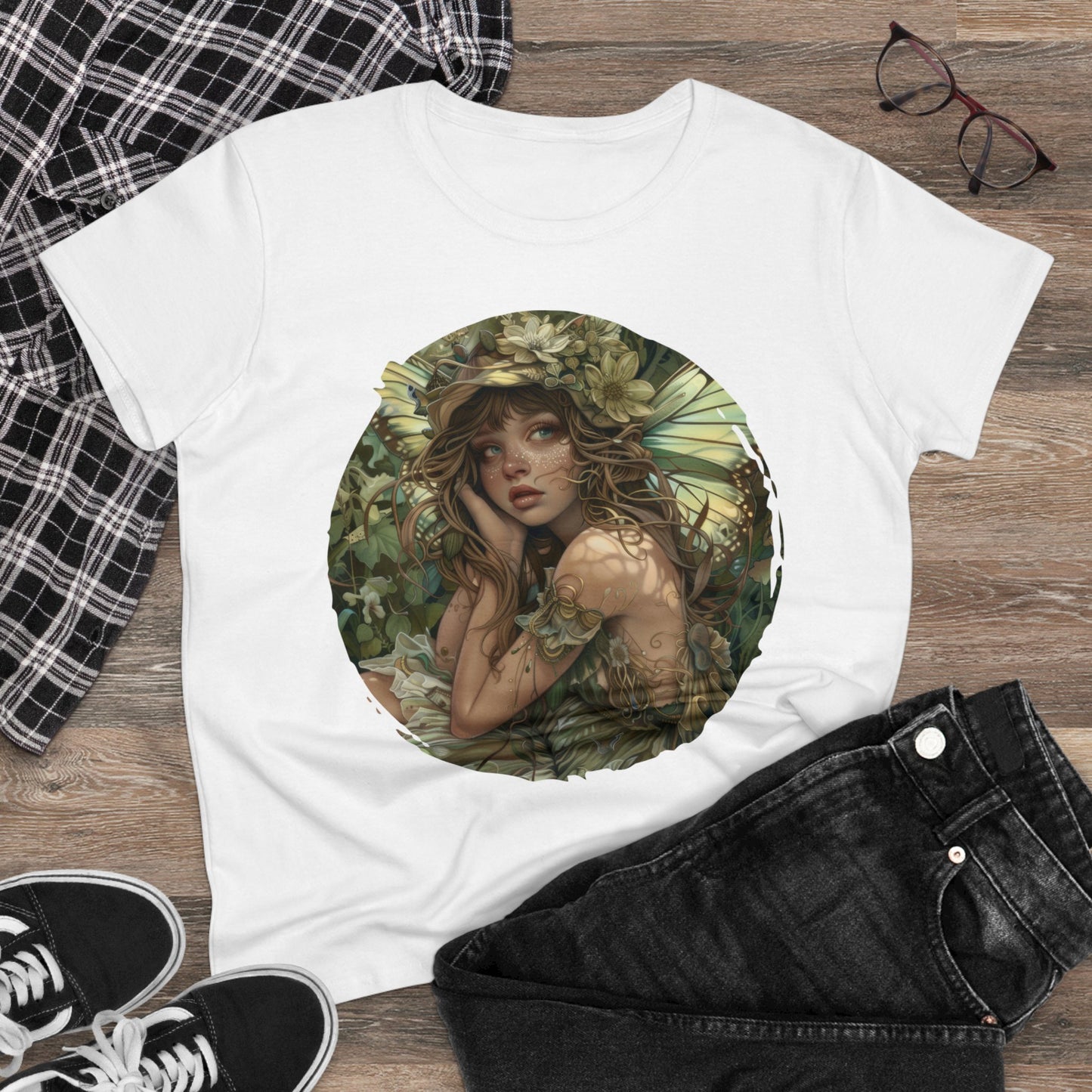 Fairy - Fantasy - Women's Midweight Cotton Tee