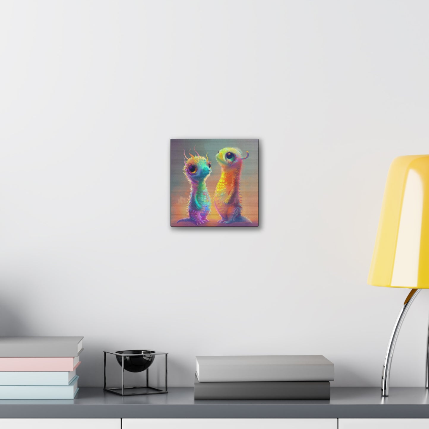 Iridescent Creatures - Canvas Stretched, 0.75"