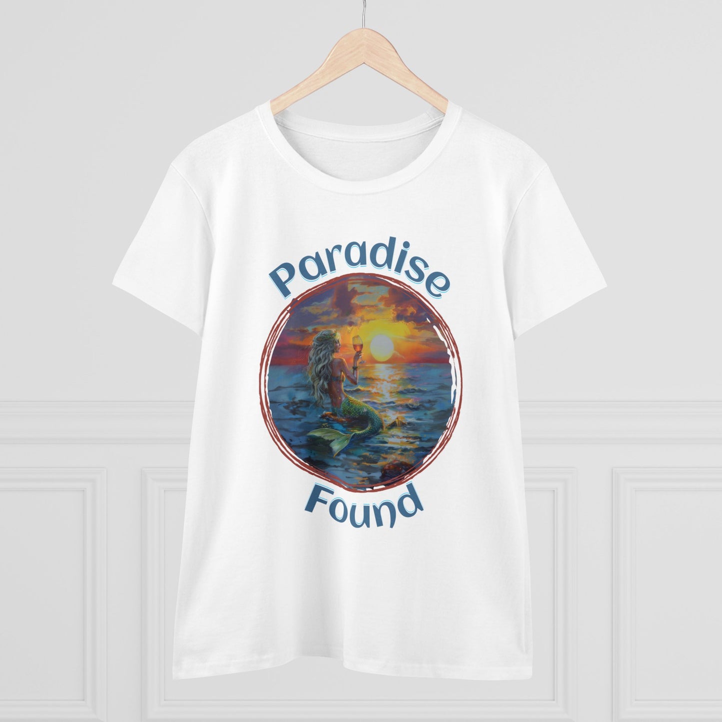 Paradise Found - Women's Midweight Cotton Tee