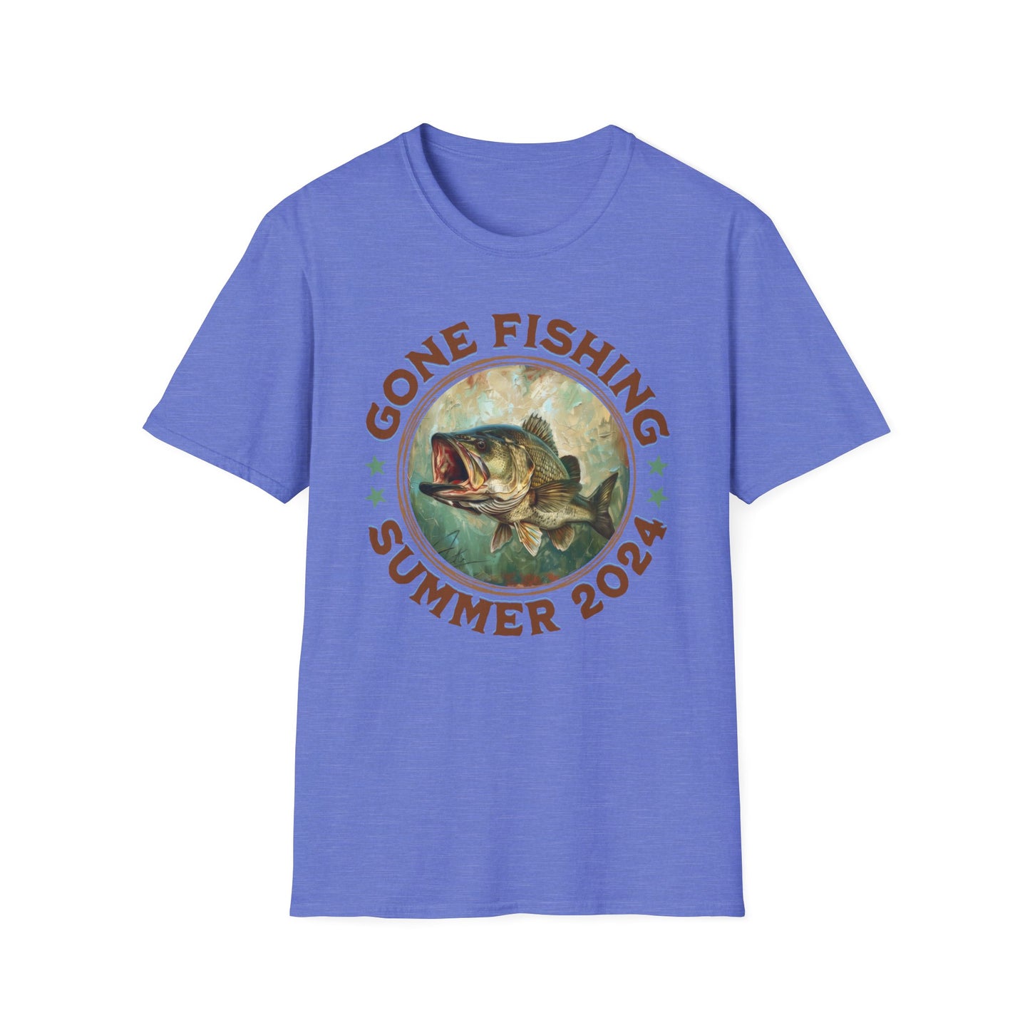 Gone Fishing - Unisex Softstyle T-Shirt