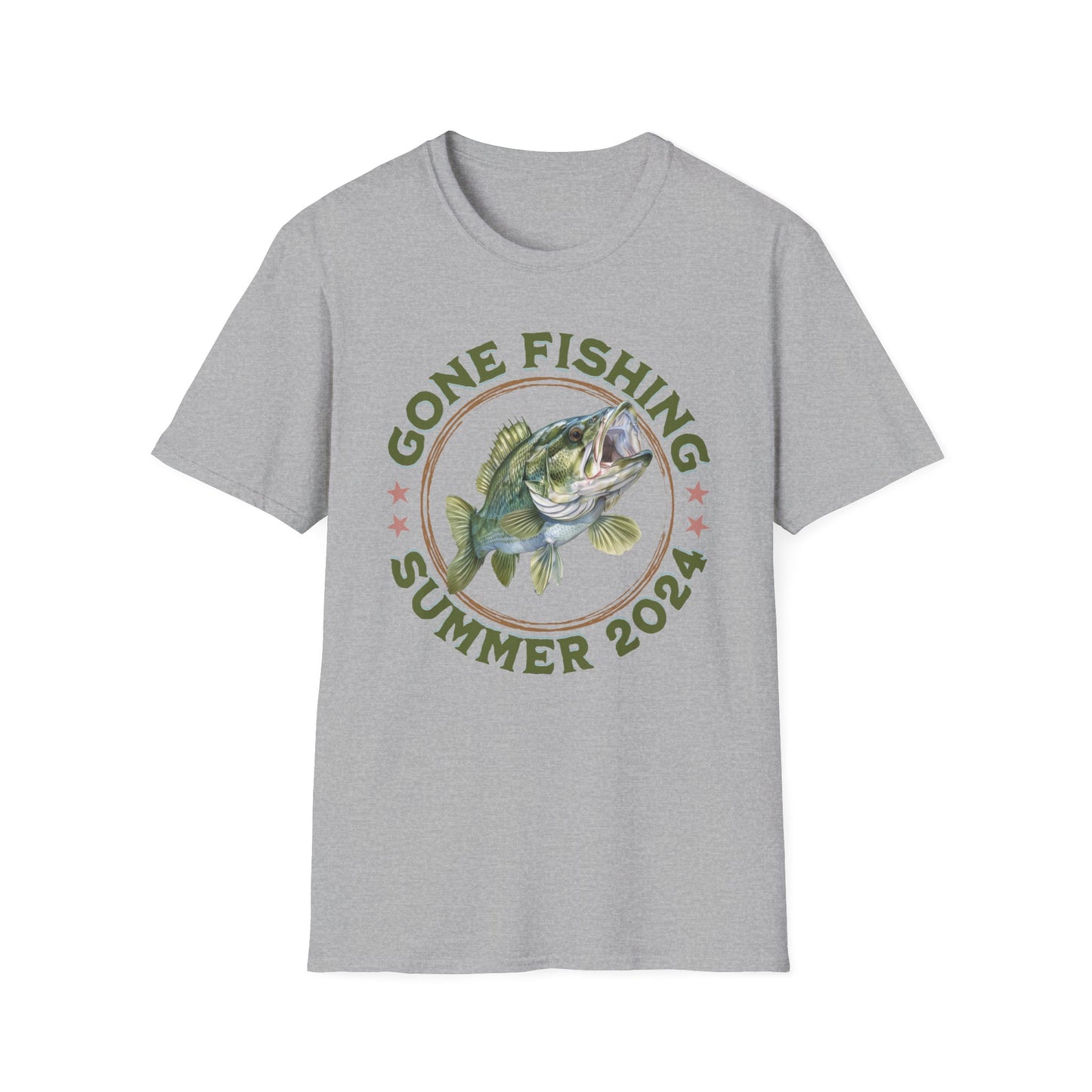 Gone Fishing - Unisex Softstyle T-Shirt